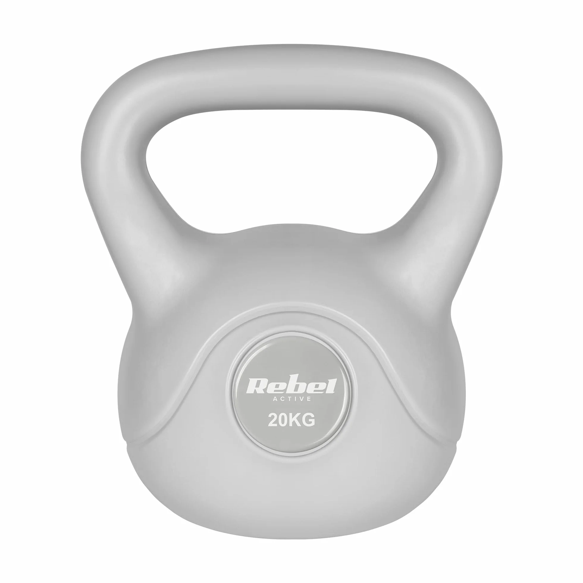 Rebel Electro Kettlebell Bitumiczny 20kg Szary