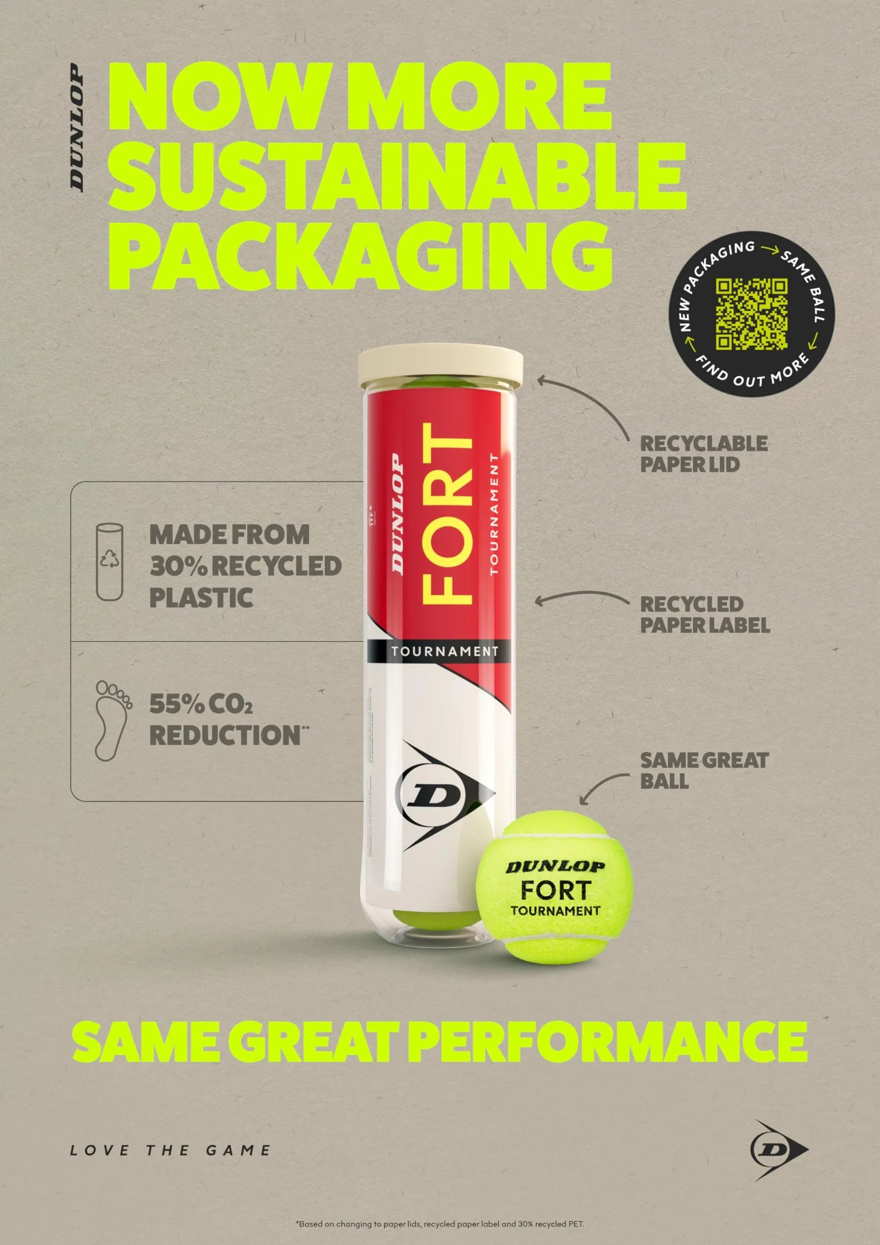 Dunlop Uniseks D Tb Fort Tournament 4Pet Piłki tenisowe Yellow One Size