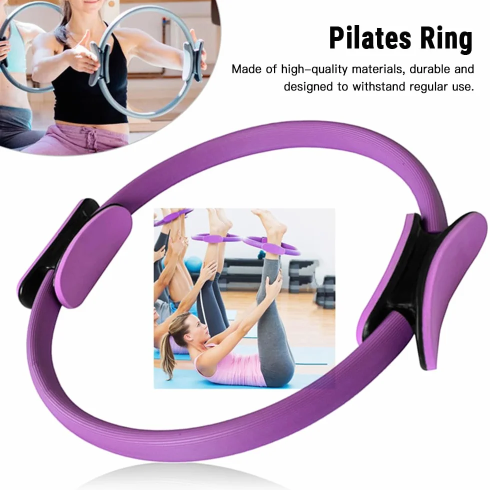 Zestaw do jogi i pilatesu dla kobiet: taśmy do podnoszenia pośladków, magiczny pierścień, piłka 25 cm