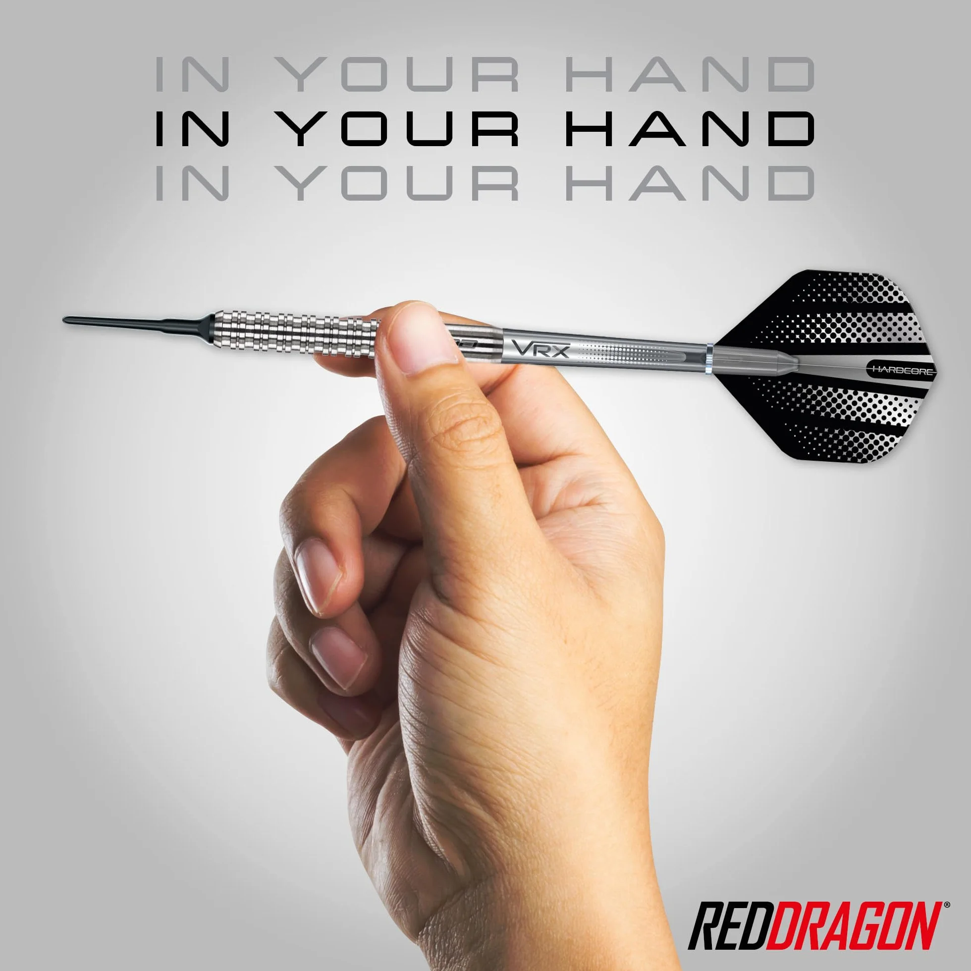 RED DRAGON Rebel 18g Baryłka / 20g Waga Całkowita, Zestaw Rzutek z Miękką końcówką - 85% Wolfram z lotkami i trzonkami