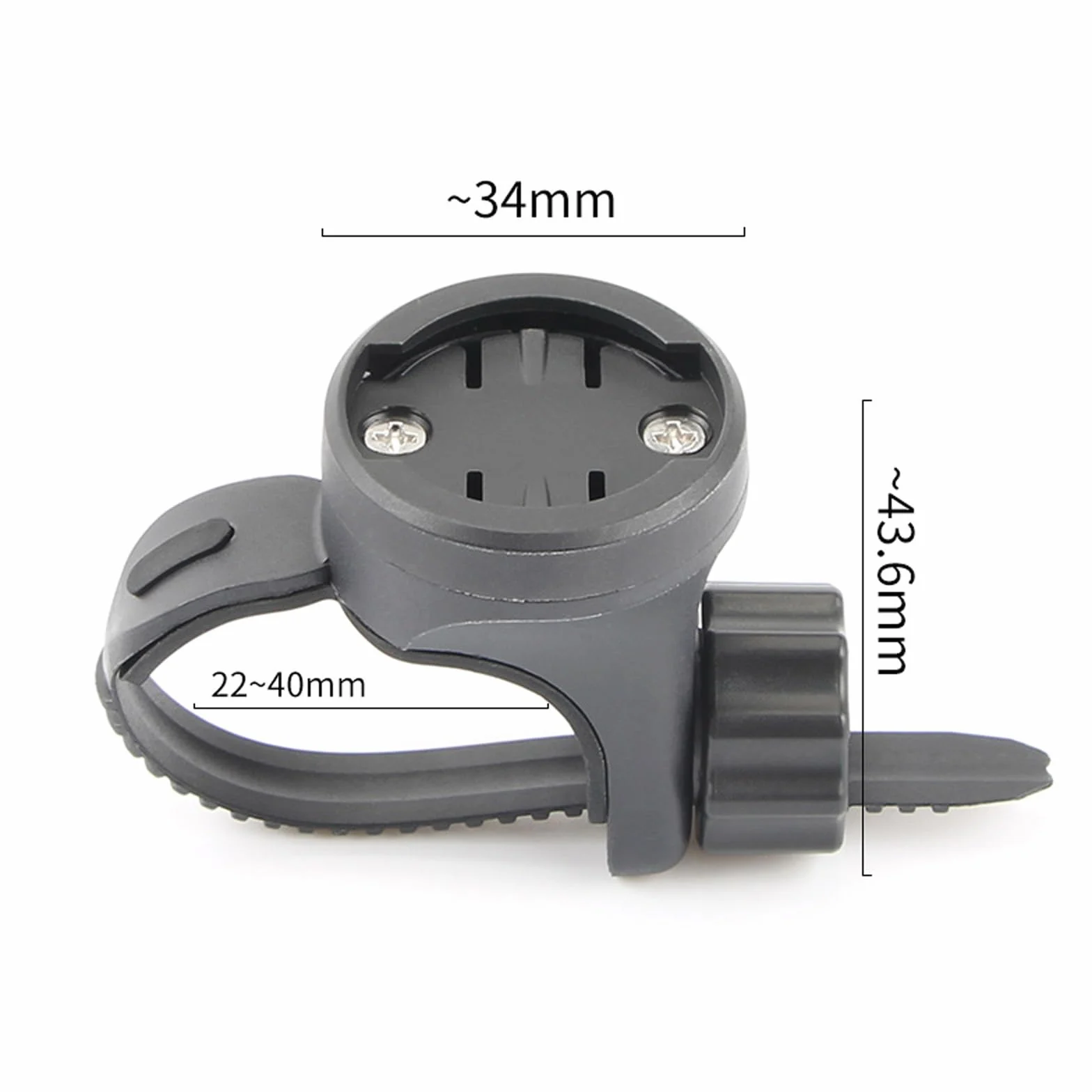 Uchwyt komputera rowerowego Kompatybilny z Garmin Edge, CAT Eye, XOSS, iGPSPORT, latarka rowerowa MAGICSHINE, do kierownicy 25,4-31,8mm