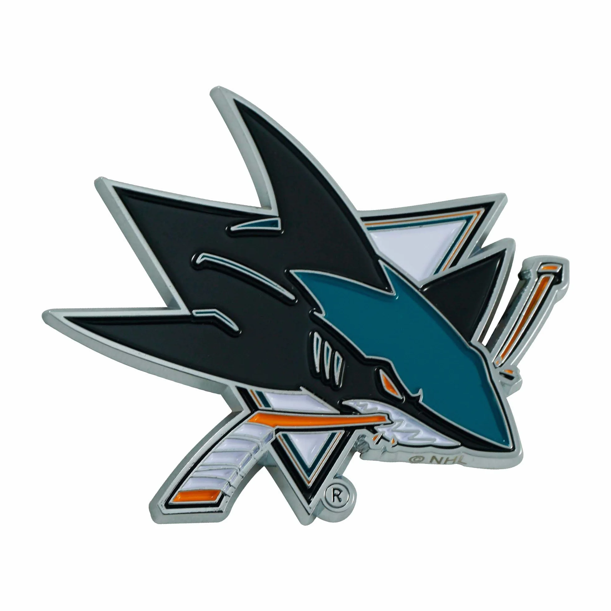 FANMATS NHL San Jose Sharks kolorowy emblemat, jeden rozmiar