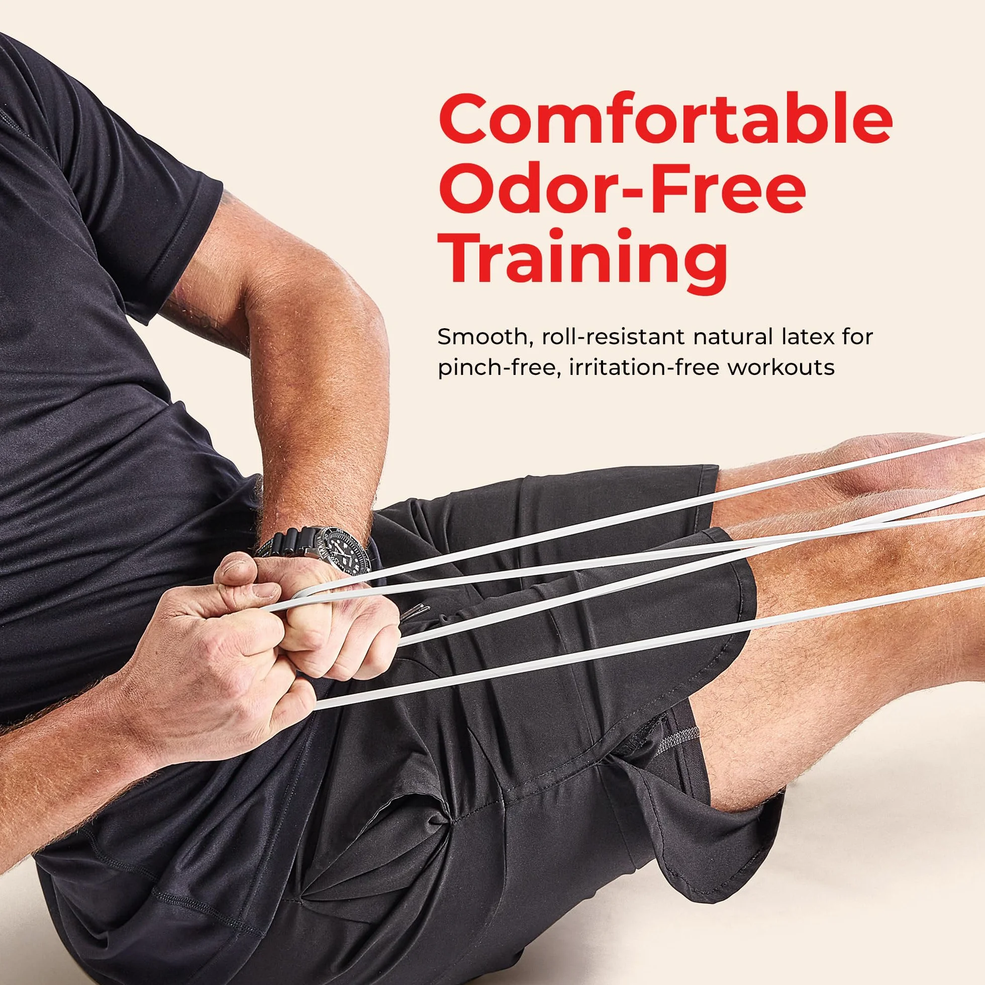Sunny Health & Fitness Strength Training Band Combo Set of 4