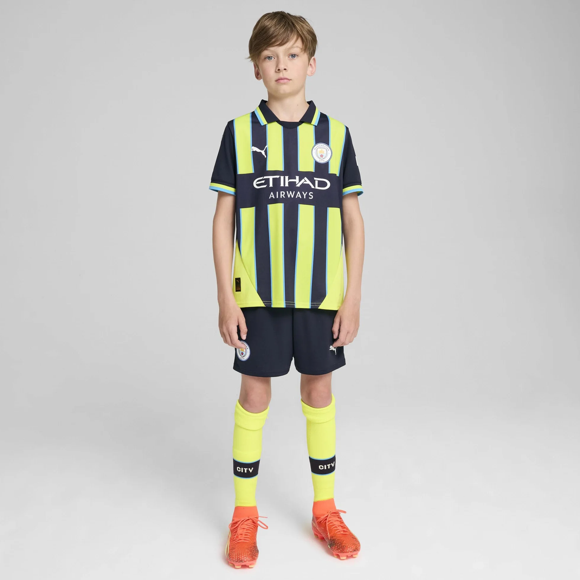 Koszulka piłkarska Manchester City FC Kids 2024/25 New Navy