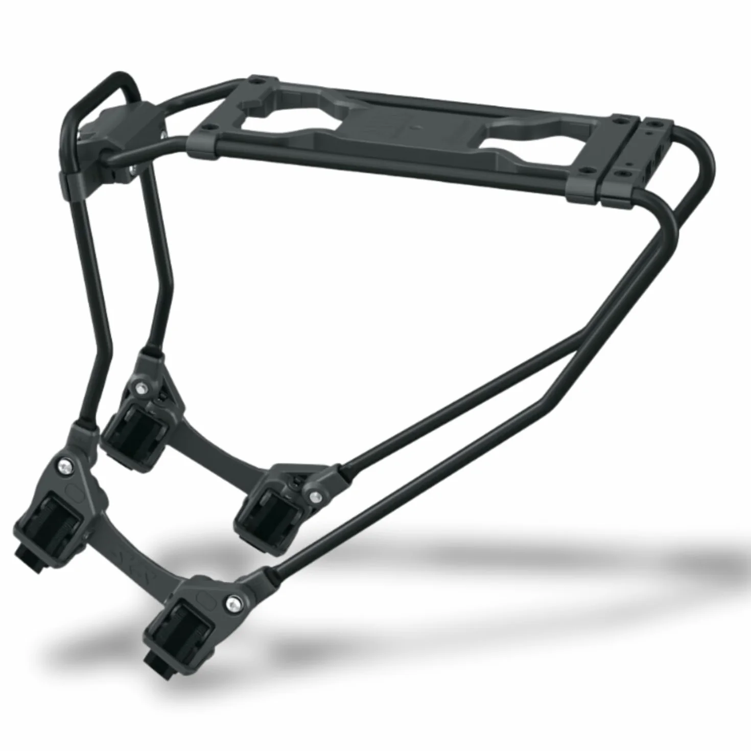 SKS GERMANY INFINITY Universal MIK bagażnik (akcesoria rowerowe do doposażenia prawie każdego roweru, mechanizm regulacji i system szybkiego mocowania, aluminium, z systemem zatrzaskowym MIK), czarny
