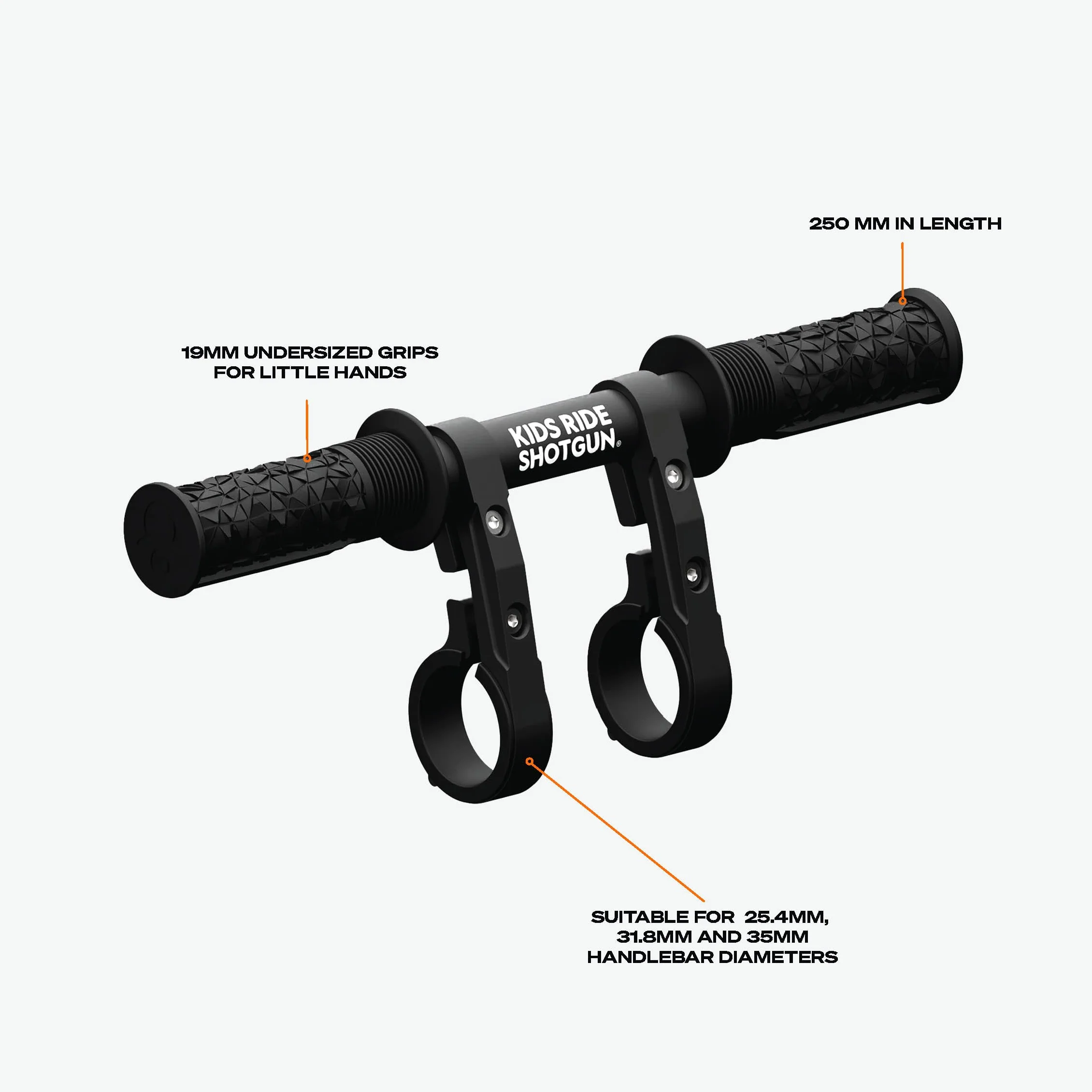 SHOTGUN 2.0 Kierownica do fotelika dziecięcego MTB