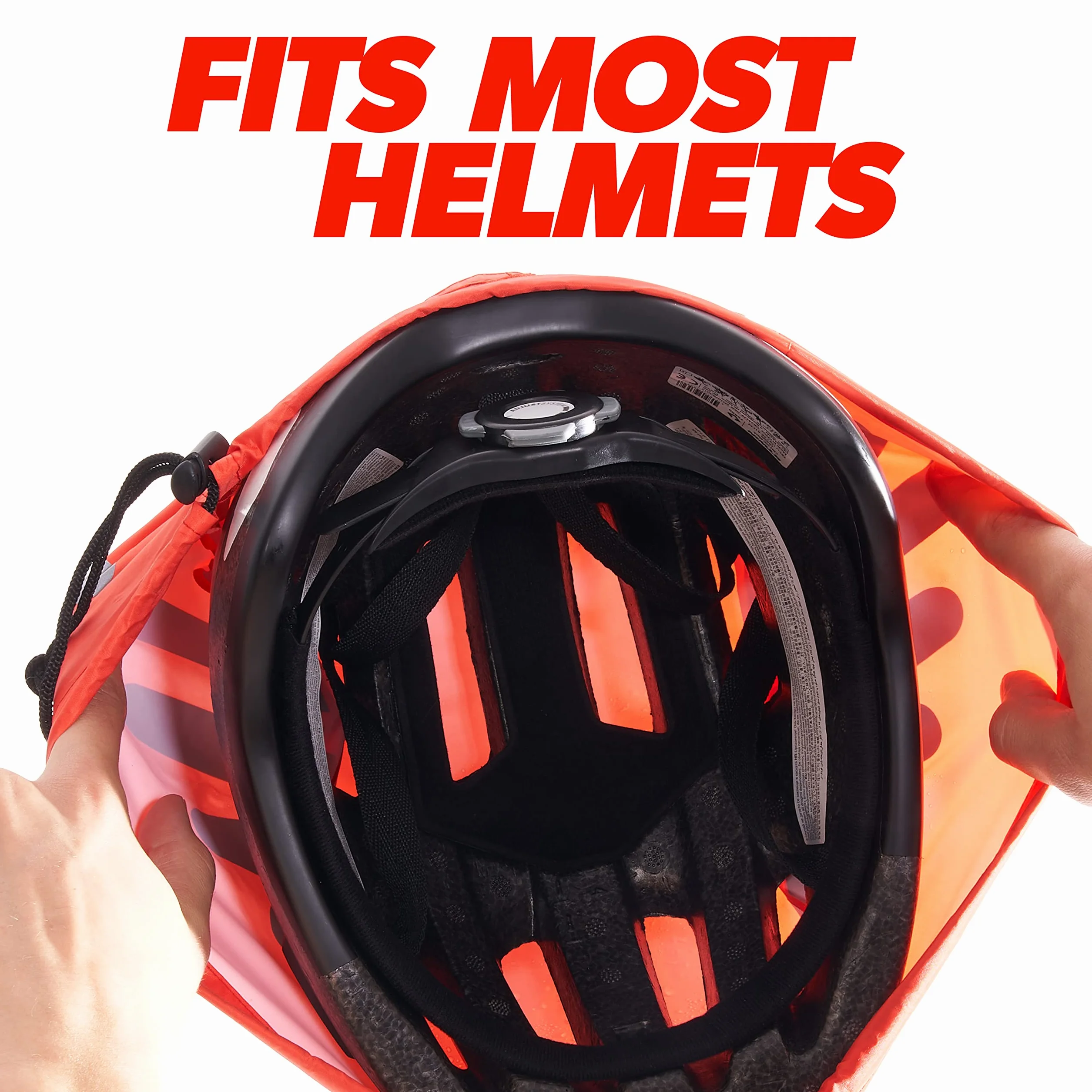 BTR 2 x pokrowiec na kask rowerowy. Wodoszczelny pokrowiec przeciwdeszczowy na kask rowerowy