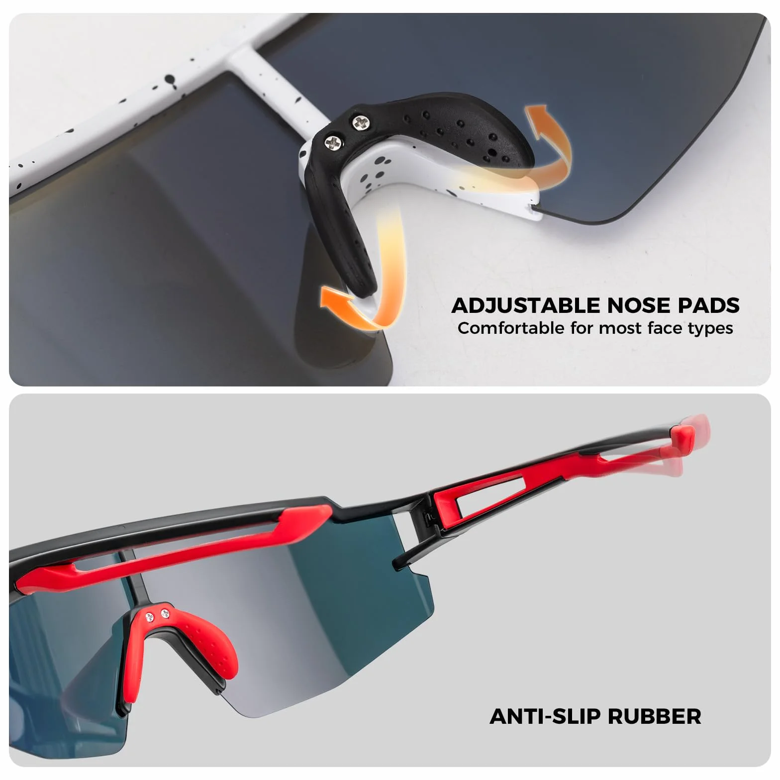 ROCKBROS Okulary Rowerowe Dla Dzieci, Polaryzacyjne Przeciwsłoneczne UV400 TR90