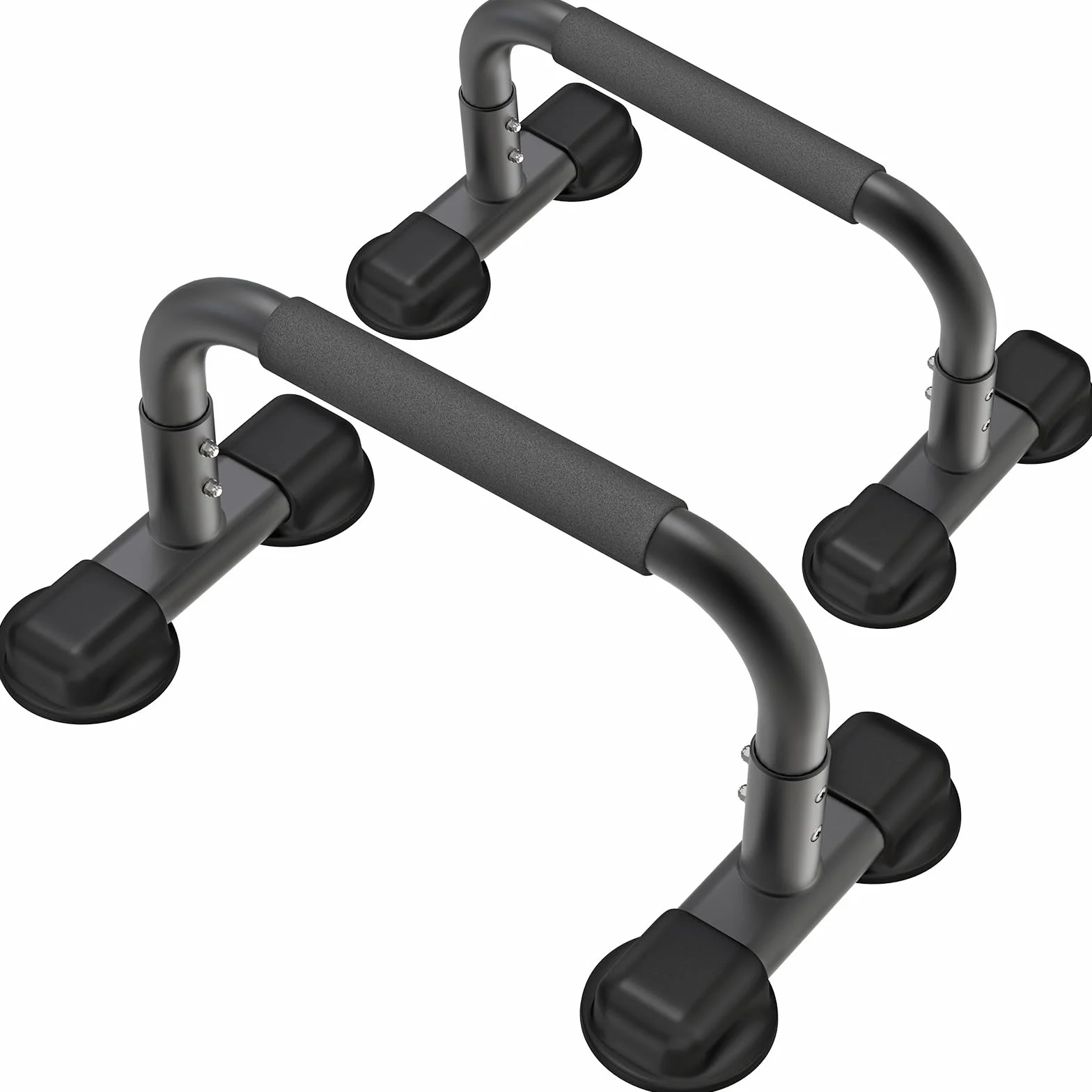 Dolibest Statyw do pompek, drążki paralletowe, stojak na rękę, sprzęt kalisteniczny, do L-Sit/Dip Bar/Bodybuilding/Sprzęt do treningu siłowego/domowej siłowni trening na podłodze fitness ćwiczenia