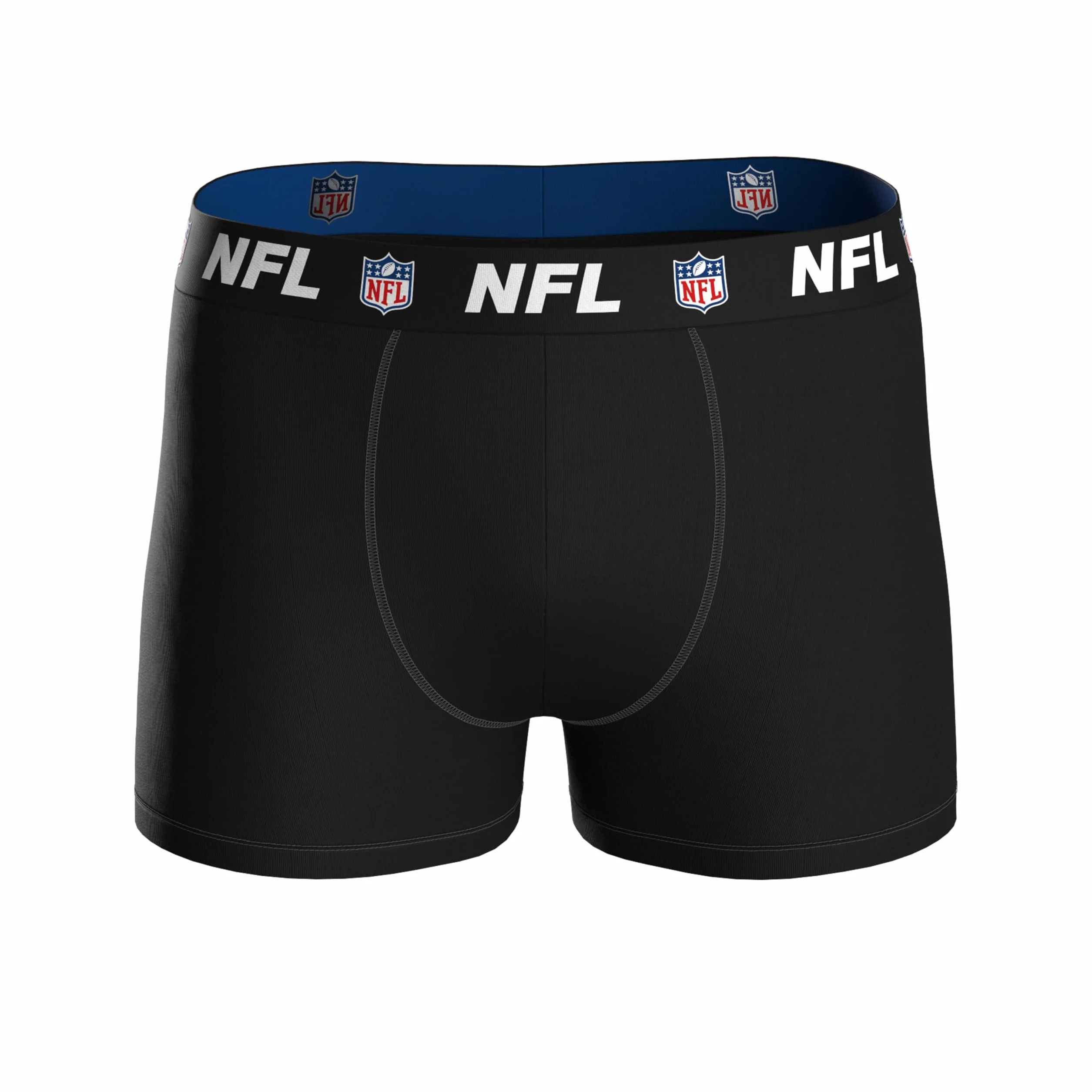 NFL SHIELD 3pk Boxers - BLK - L