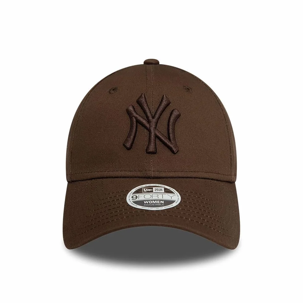 New Era New York Yankees MLB League Essential Tonal Walnut 9Forty regulowana czapka damska