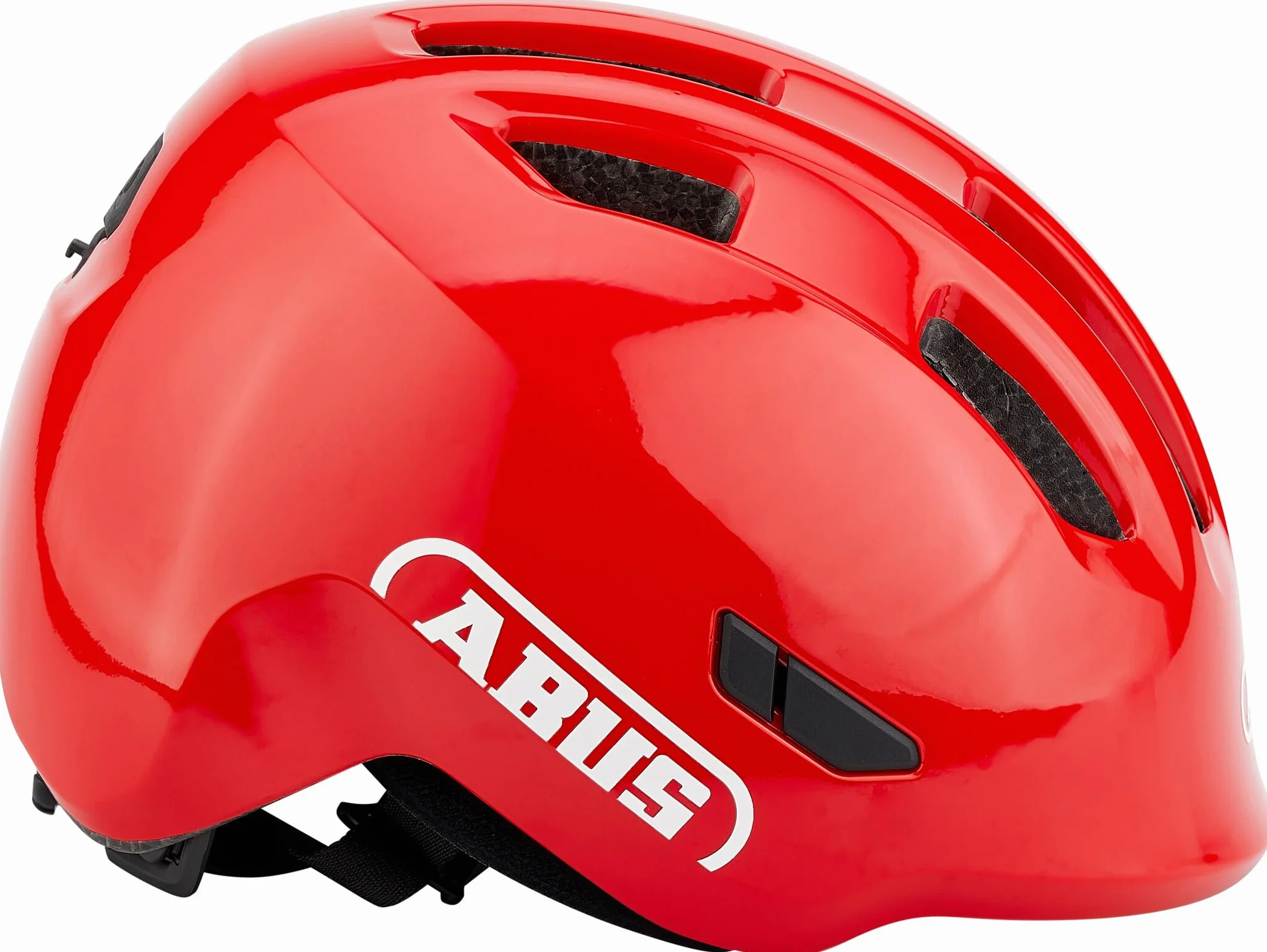 ABUS Kask Rowerowy Czerwony Shiny Red Rozmiar M 50-55 cm