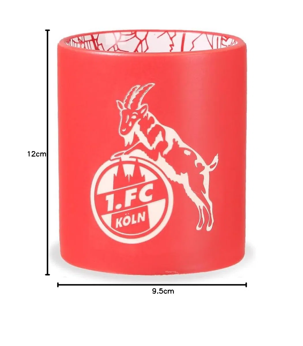 1. FC Köln Filiżanka tłoczona czerwona