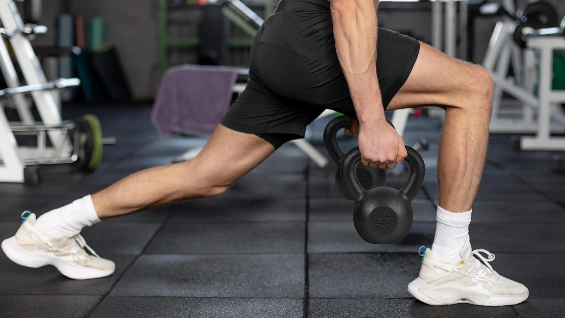 Rebel Kettlebell Żeliwny 26kg REBEL ACTIVE RBA-2323-26