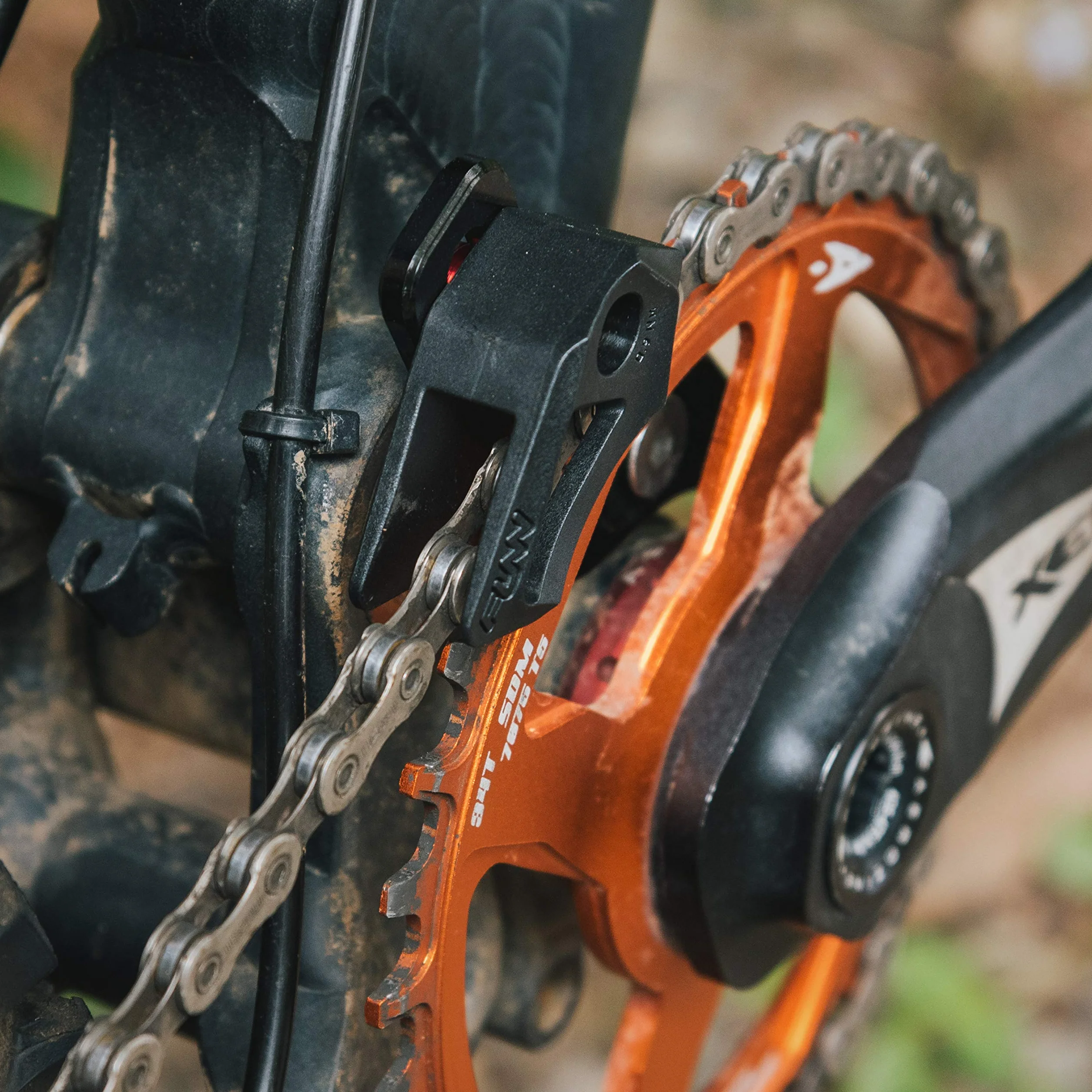 FUNN Zippa Lite MTB Szyna łańcuchowa, montaż ISCG05, 26T-36T, ochrona łańcucha rowerowego