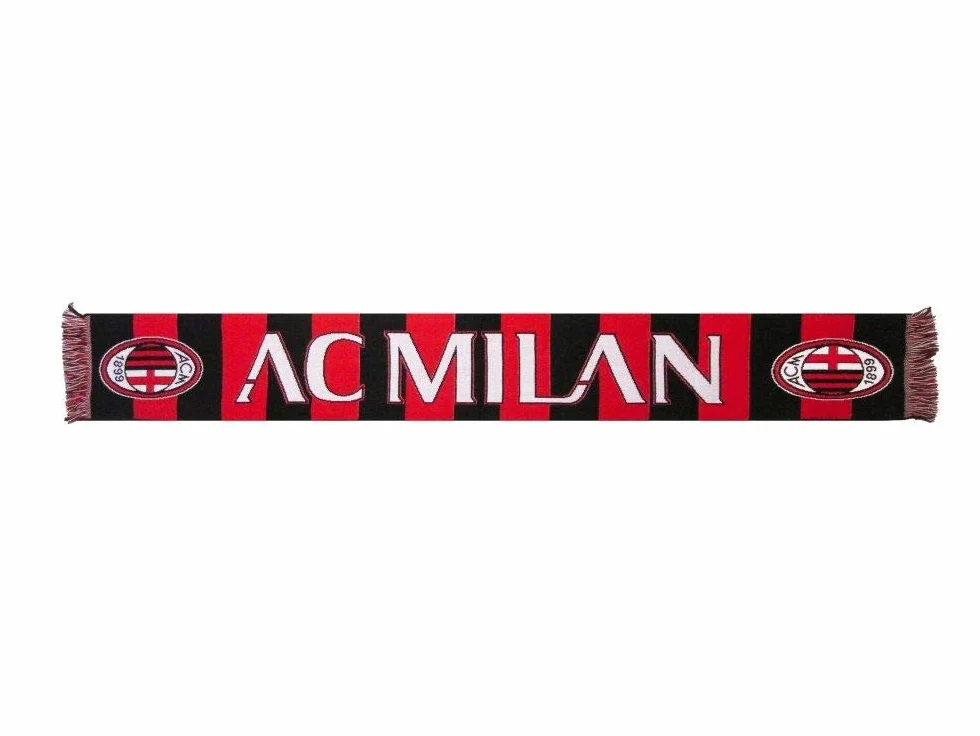 Szalik A.C. Milan Oficjalny JACKARD 2240JAKMIZEBR