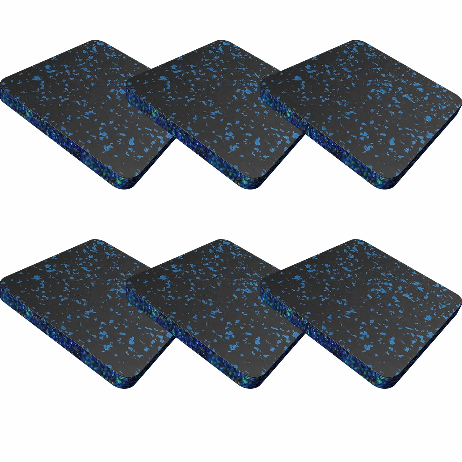 Mata antywibracyjna do pralki, 10 x 10 x 2 cm, mata na sprzęt fitness, mata tłumiąca wstrząsy, antypoślizgowa, akcesoria gimnastyczne do domu, ochrona podłóg i dywanów