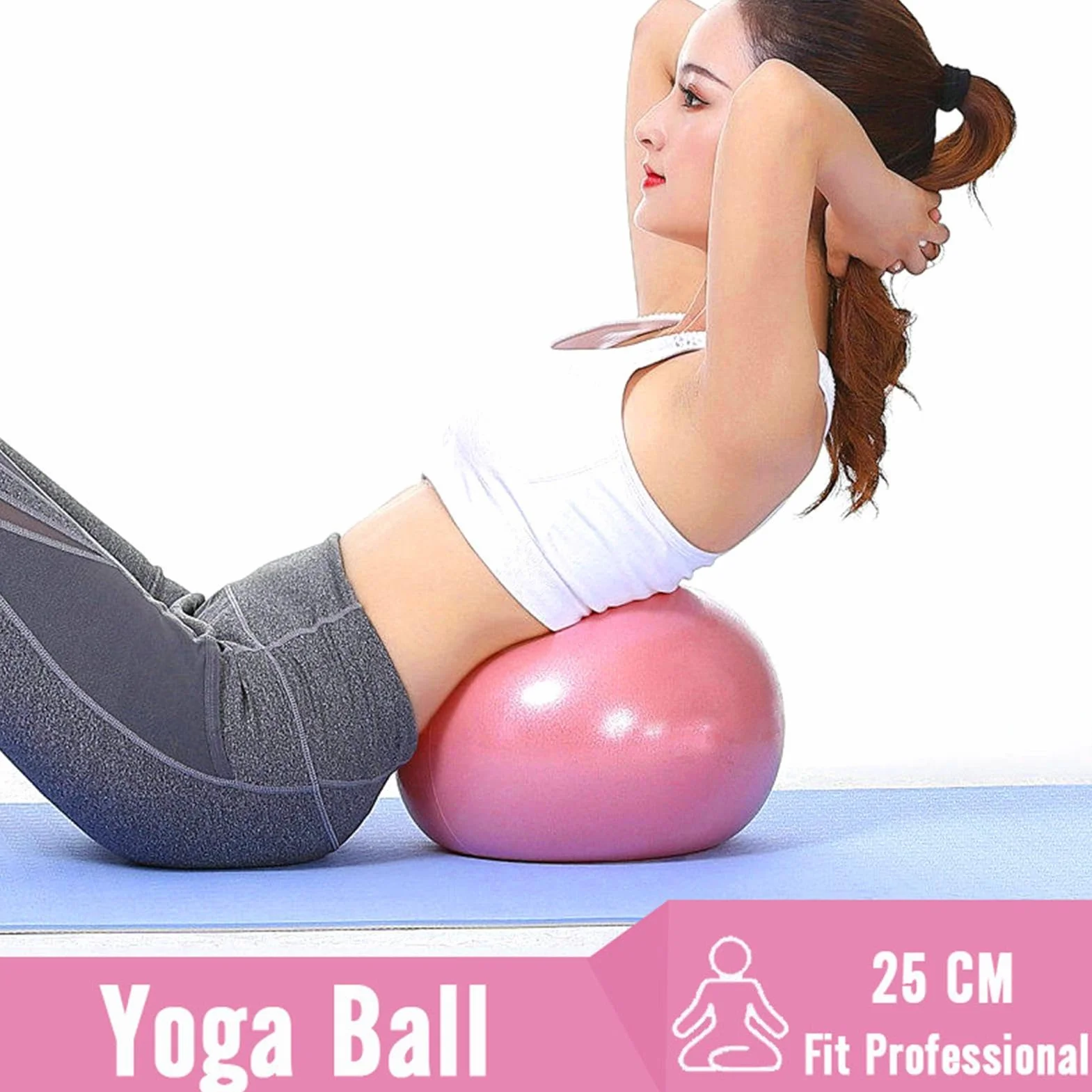 Zestaw Pilates Pierścień i Ball, Pilates Kit do treningów domowych z paskami oporowymi