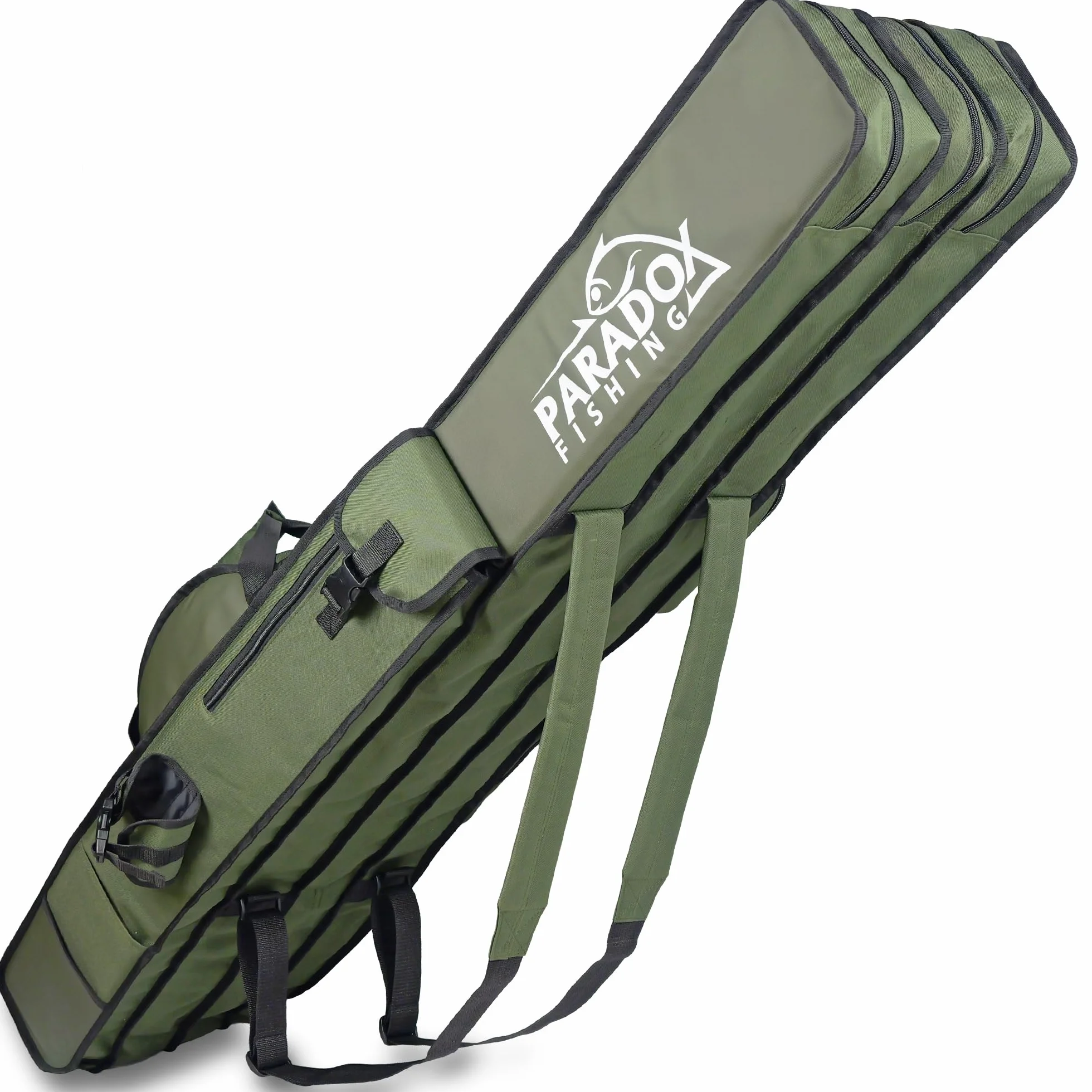 Paradox Fishing Torba wędkarska z 2/3/4 przegródkami, 120 cm, 130 cm, 150 cm, 160 cm, 190 cm, torba wędkarska
