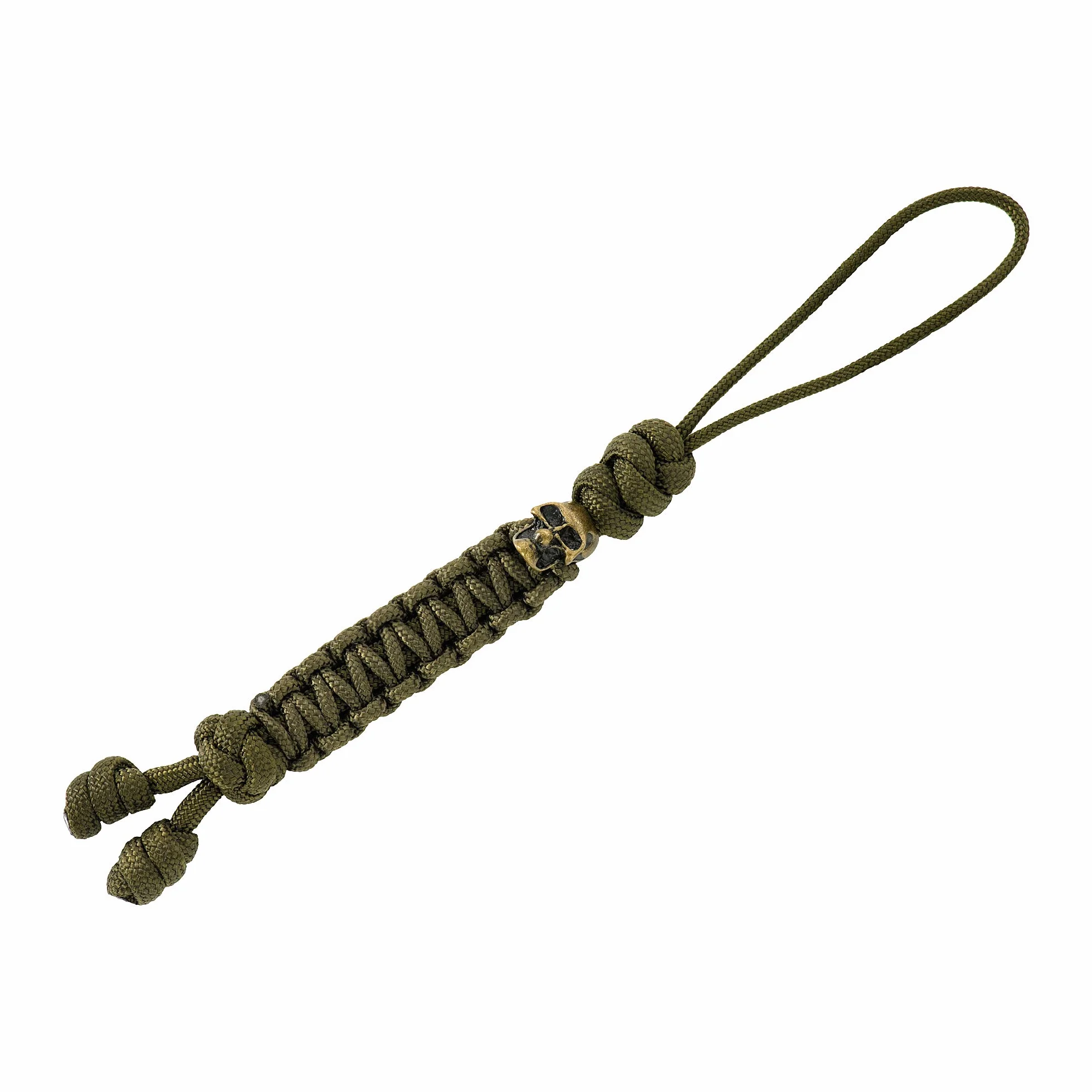 M-Tac Taktyczna Smycz do Noża Paracord z Czaszką i Koralikami - Loopy Snake