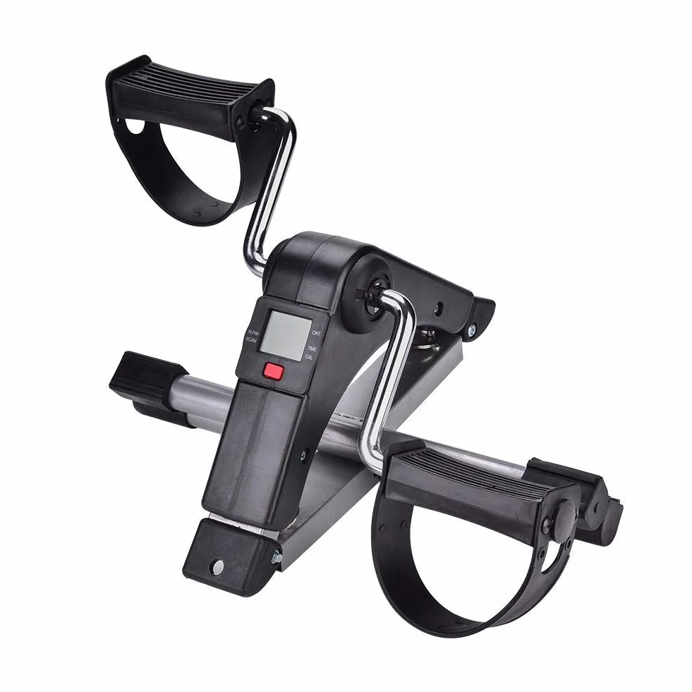 Rower treningowy składany Mini Bike z monitorem LCD na ręce i nogi