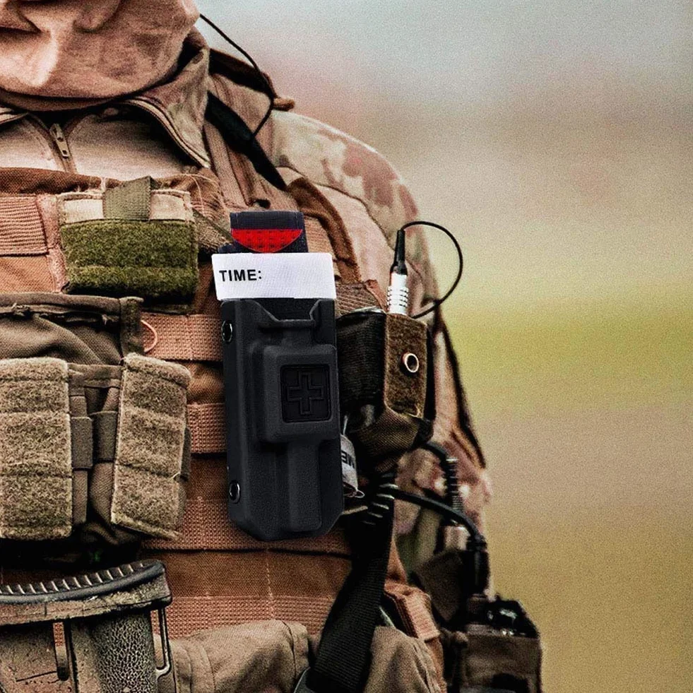 Tourniquet Tactical Case do przenośnego organizera opaski zaciskowej, miękka torba, narzędzie EDC, profesjonalne przechowywanie outdoorowe pudełko sportowe, wielofunkcyjne etui, akcesoria