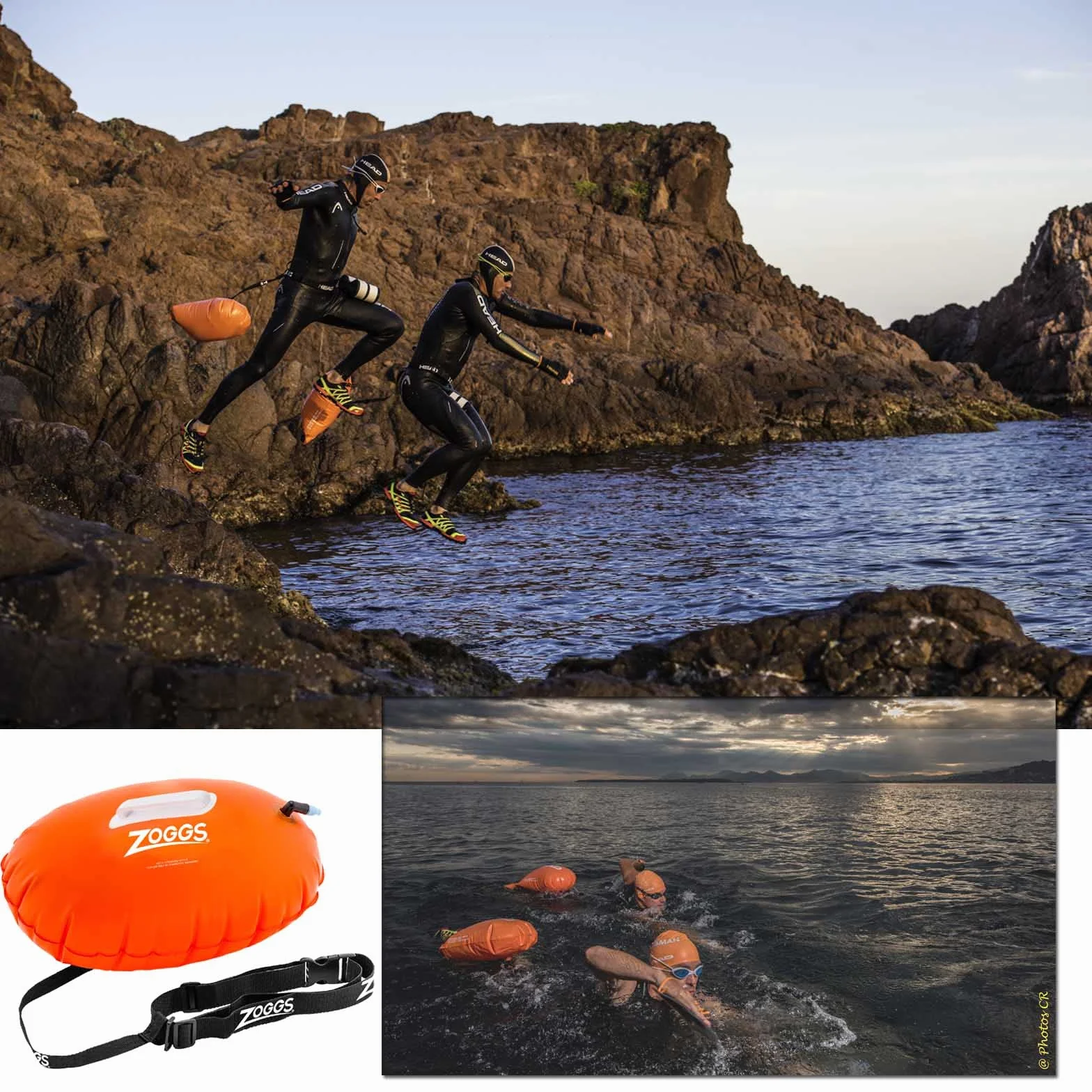 ZOGGS Hi Viz Swim Buoy Xlite ORANGE