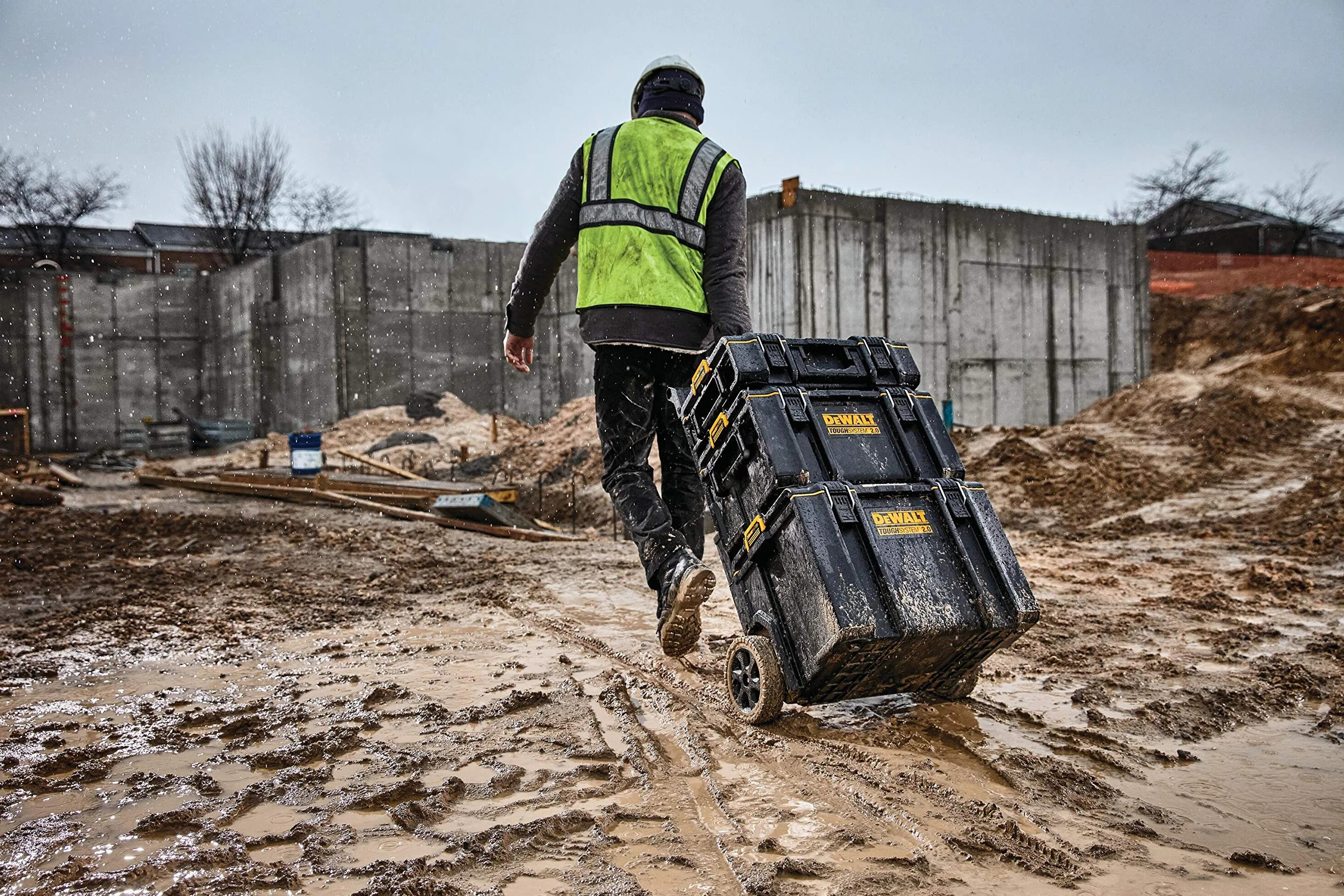 Dewalt Skrzynia na Narzędzia IP65 DWST83294-1 55.5 x 6.5 x 37 cm Szary Żółty