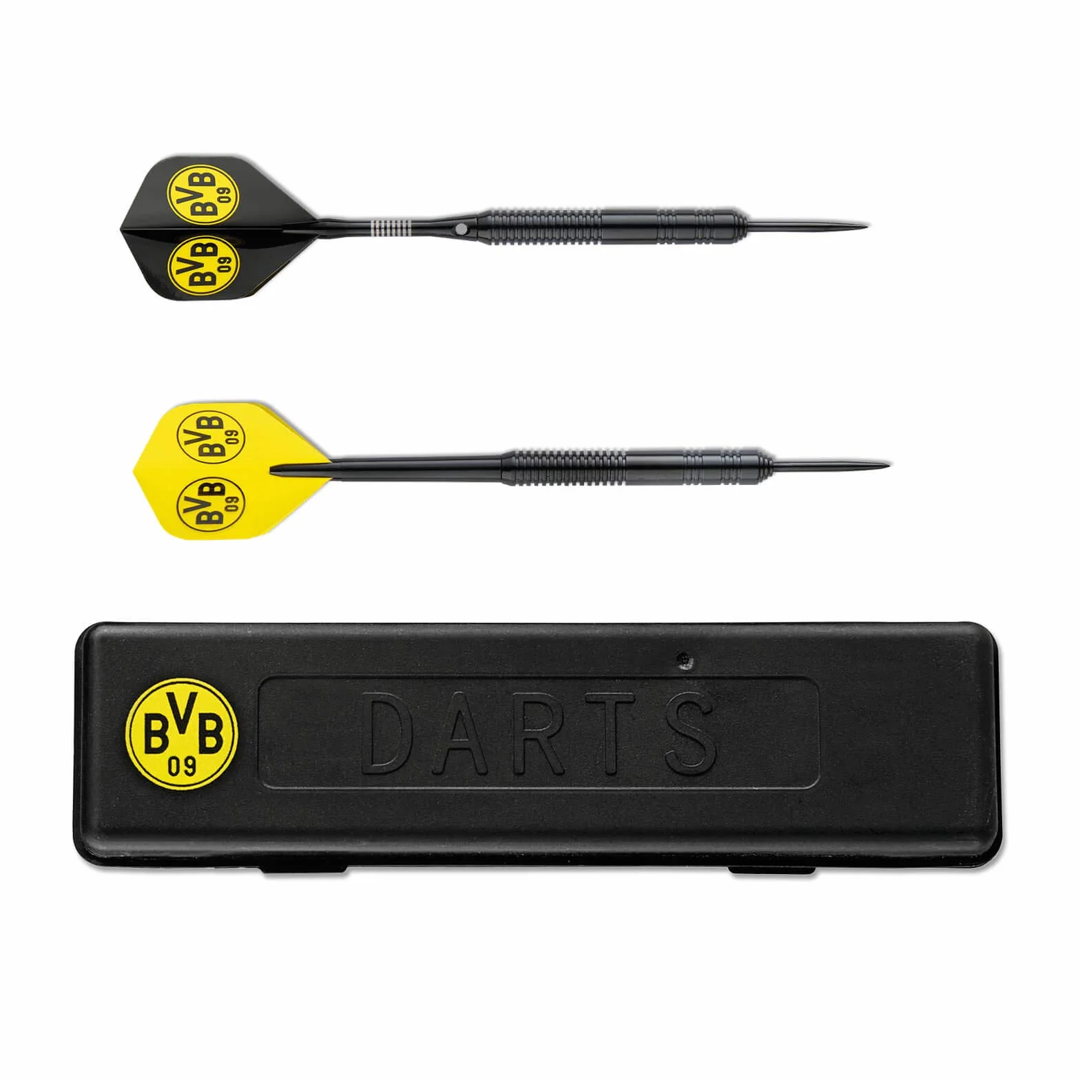 Borussia Dortmund BVB rzutki do darta z pudełkiem, czarne/żółte