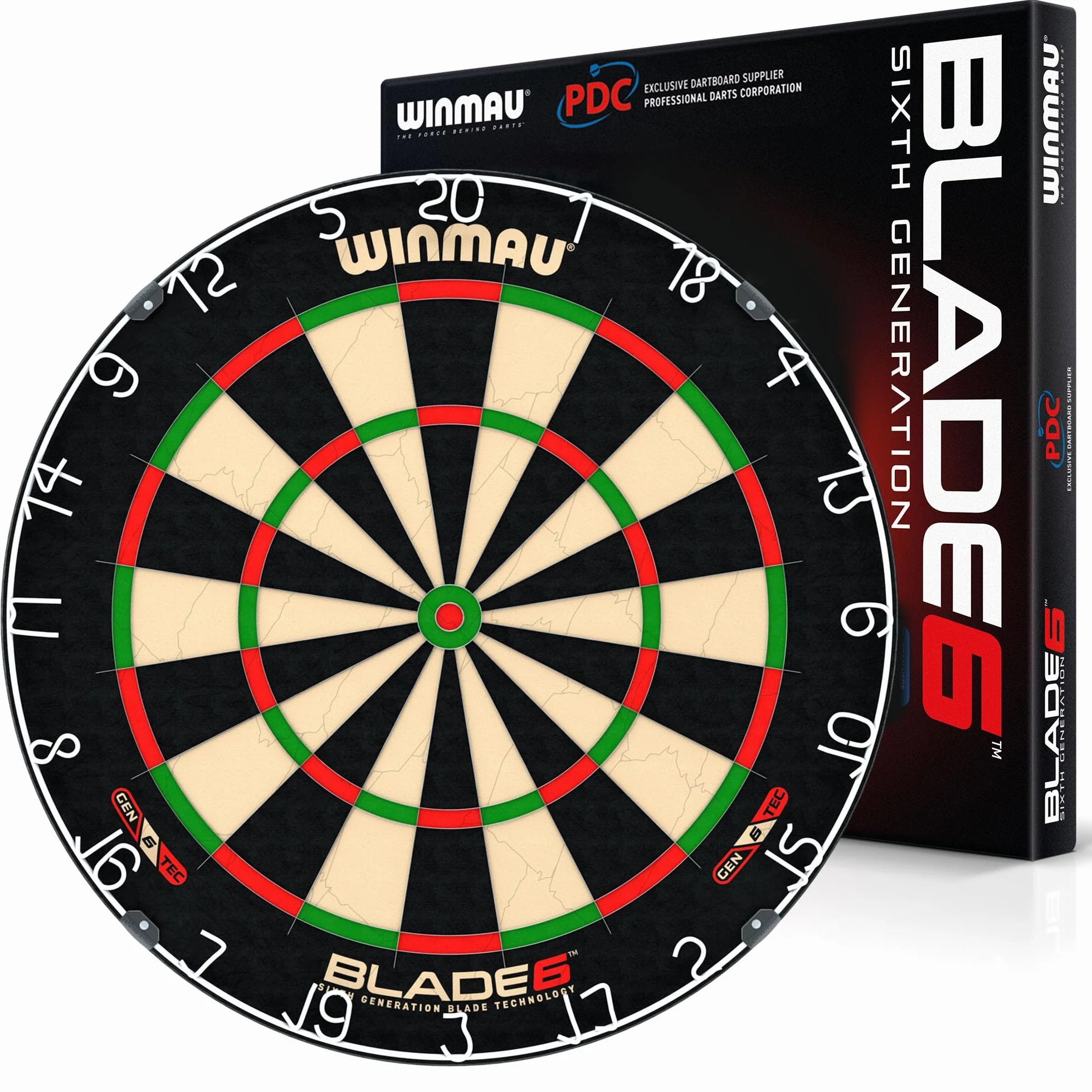 WINMAU Tarcze do rzutek z serii Blade – profesjonalne oficjalne tarcze turniejowe PDC – Blade X