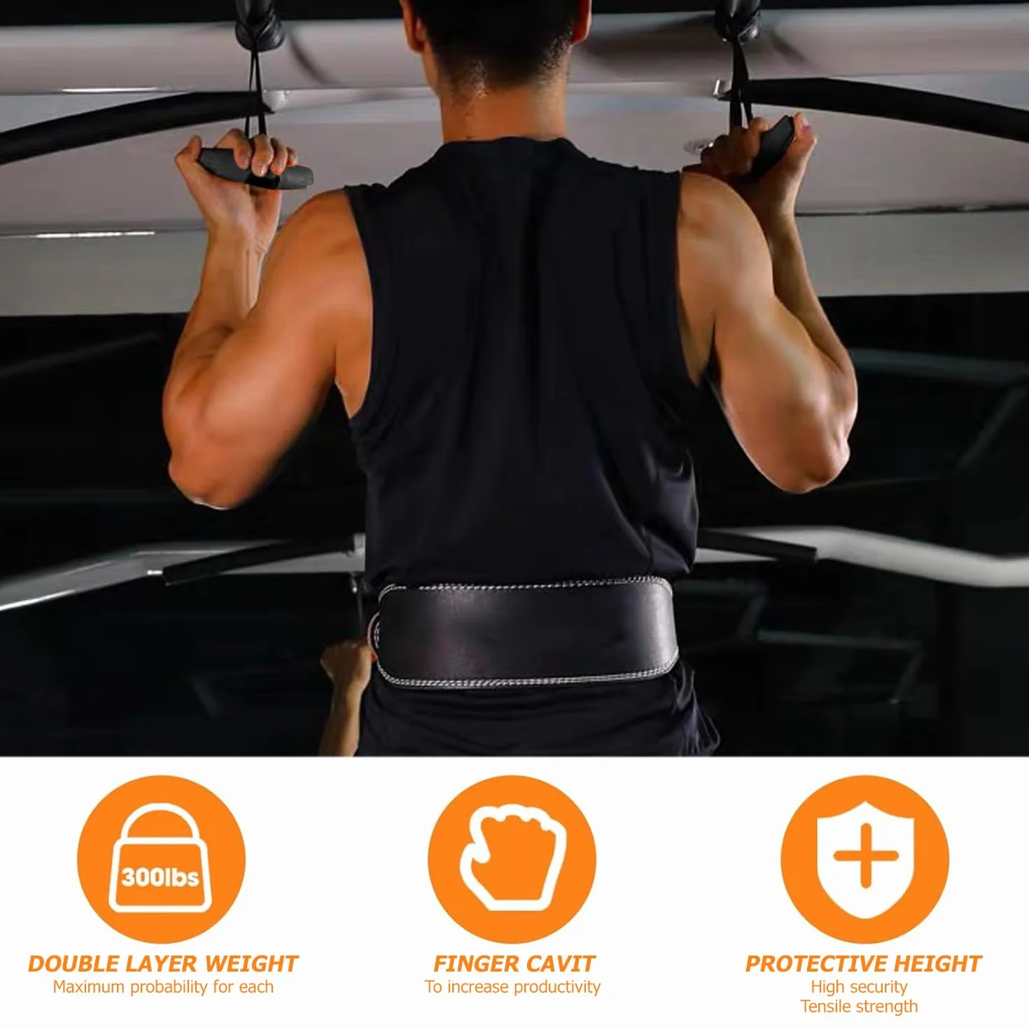 1 para uchwytów fitness, uchwyt wioślarski z regulowaną taśmą oporową, uchwyty do mocowania na drążkach do podciągania, długich hantlach, maszynach do podciągania, maszynach wioślarskich, wciągarkach