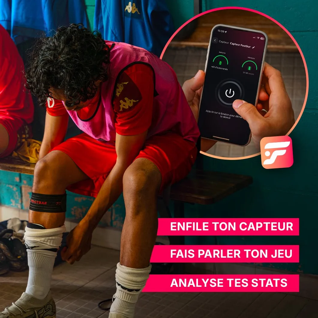 Footbar Meteor Tracker aktywności piłkarskiej Analiza statystyk wydajności i stylu gry Kompatybilny z iOS Android