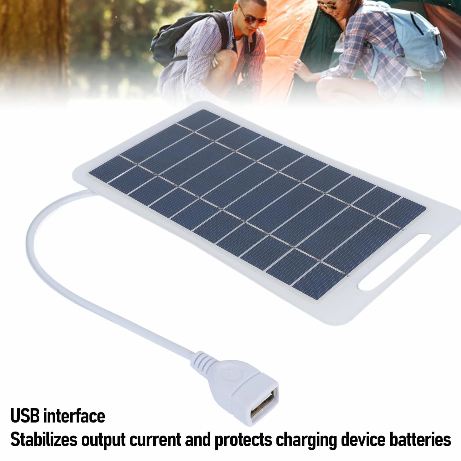 Składany Mini Solarny Panel, ładowarka Panelu Słonecznego USB do Smartfonów, Tabletów, Aparatu