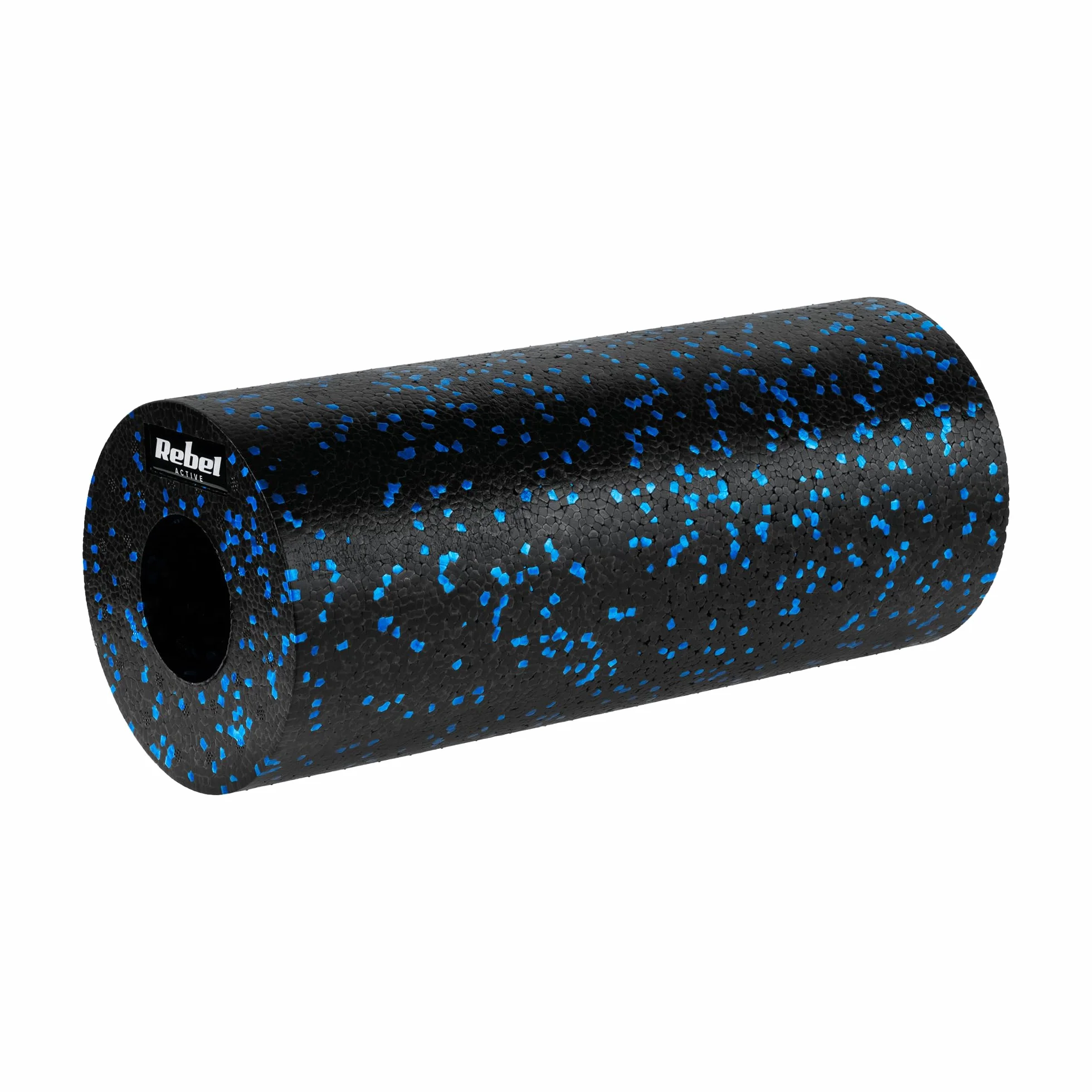 Rebel Zestaw Wałek do Masażu – Roller, Mini Roller, 2 Piłki, 2 Duoball-e Kolor Czarno-niebieski Materiał EPP RBA-3054-S6