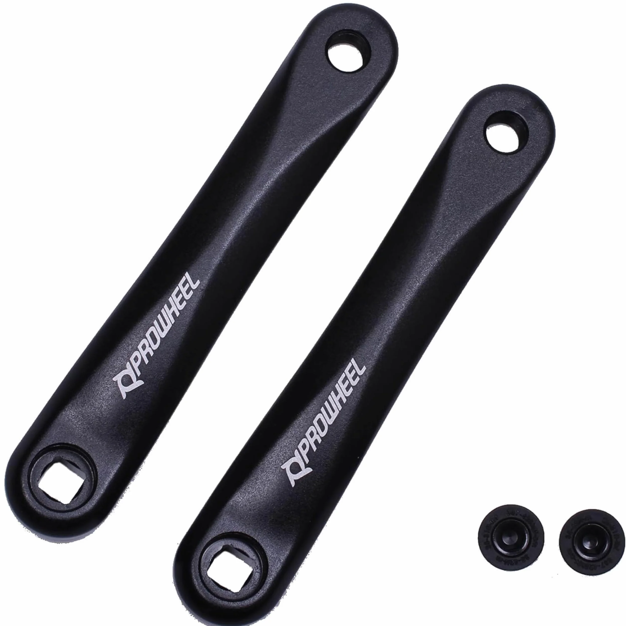 Prowheel Jedna para ramienia korbowego rowerowego dostępne w kwadratowym otworze, 152 mm/160 mm/165 mm/170 mm/175 mm stop 6061 czarne ramię korbowe do roweru elektrycznego roweru elektrycznego e roweru
