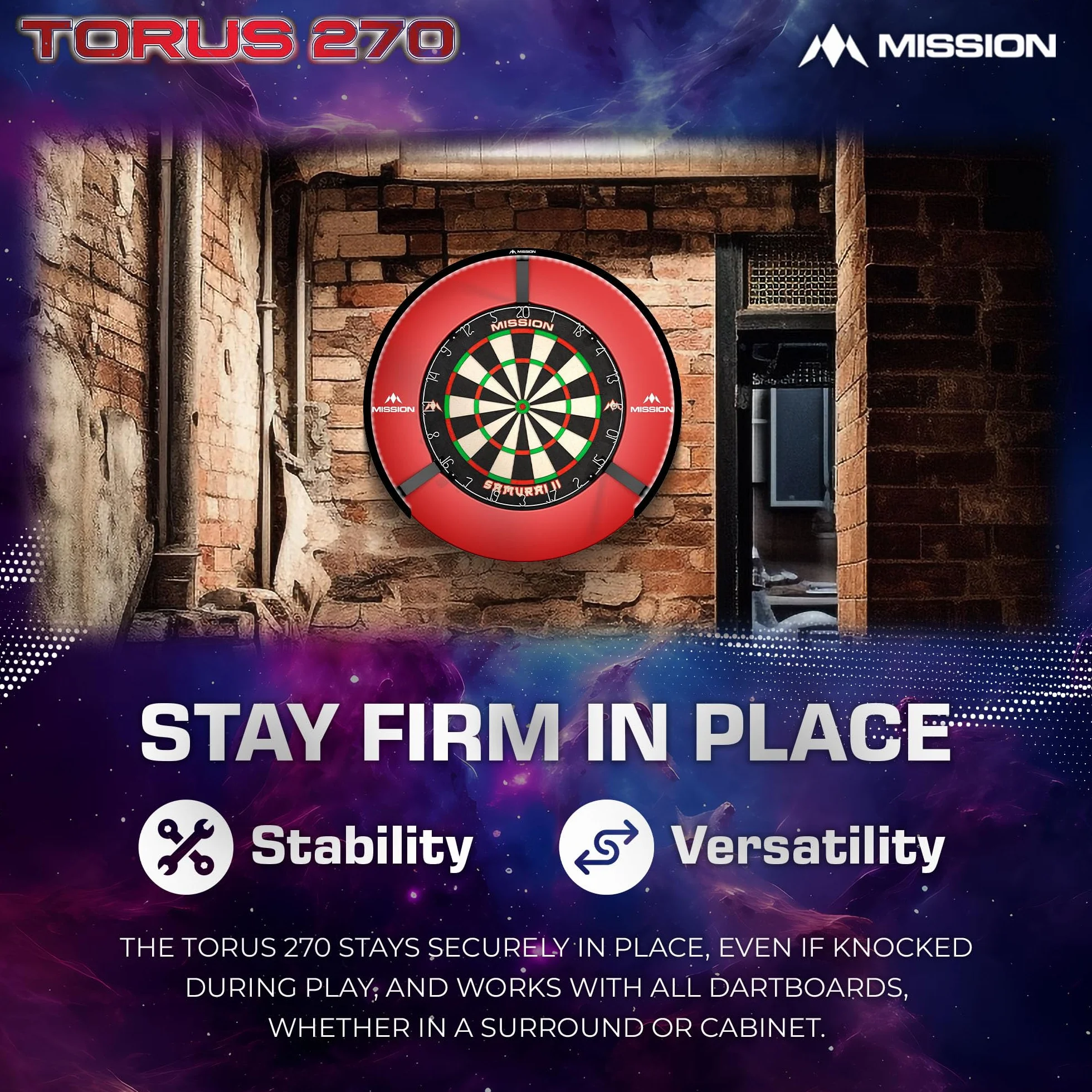 Oświetlenie docelowe Mission Torus 270 LED