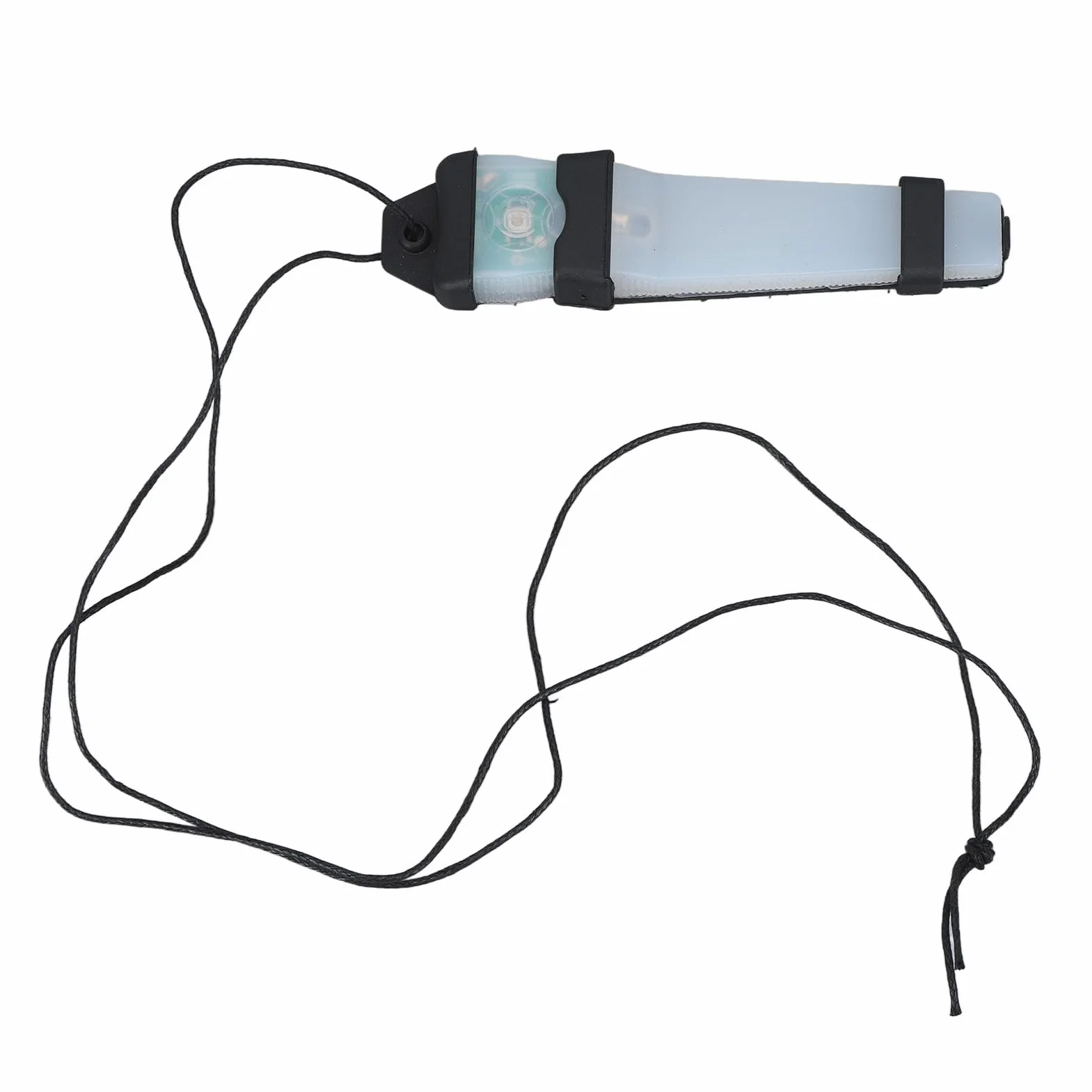 Hełm Survival Signal Light, Wodoodporny Marker Identyfikacji Osobistej, Lekki 150 MAh, Czarny z Pomarańczowym Światłem