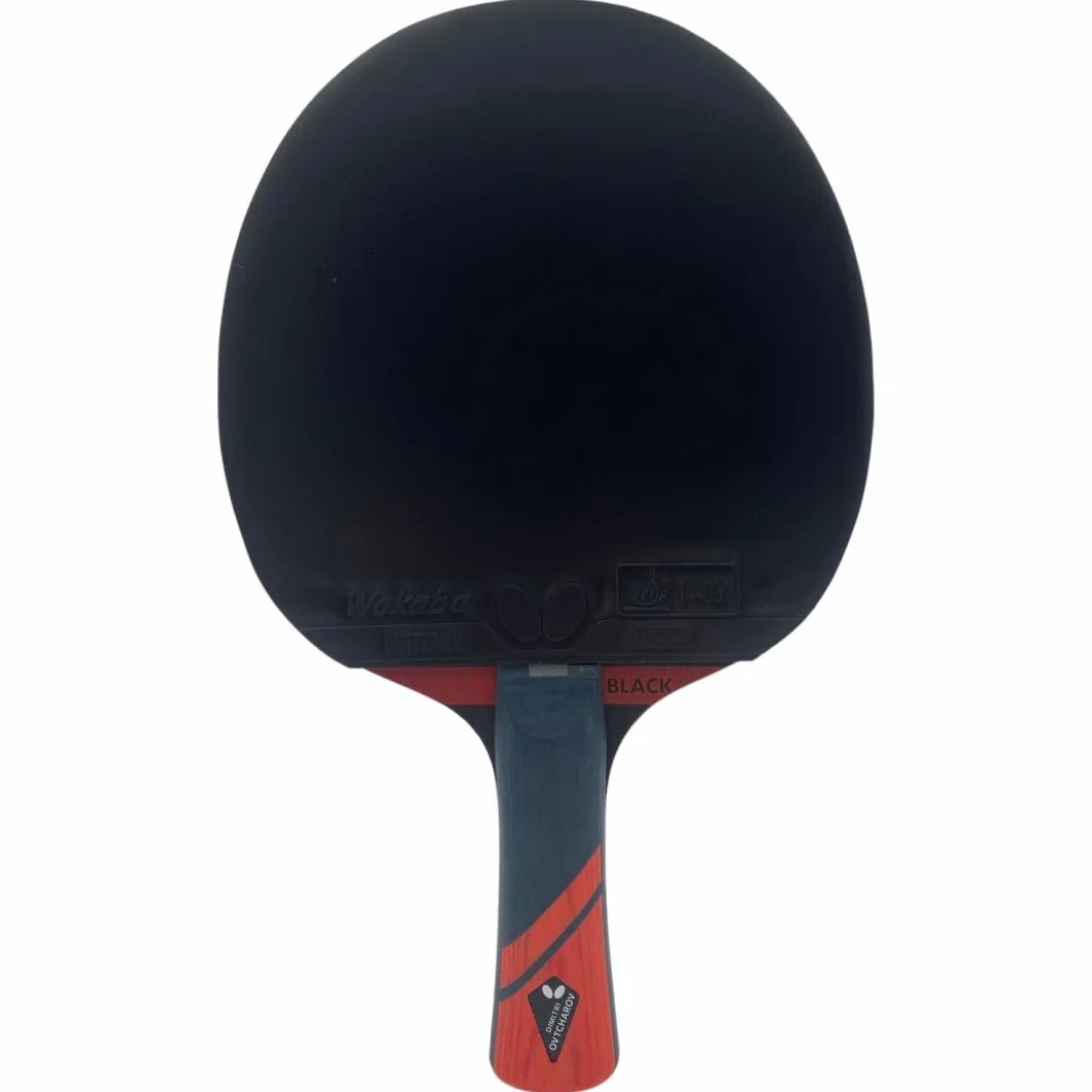 Butterfly Dimitrij Ovtcharov Black rakieta do tenisa stołowego, EVA, ITTF Wakaba gąbka 2,1 mm