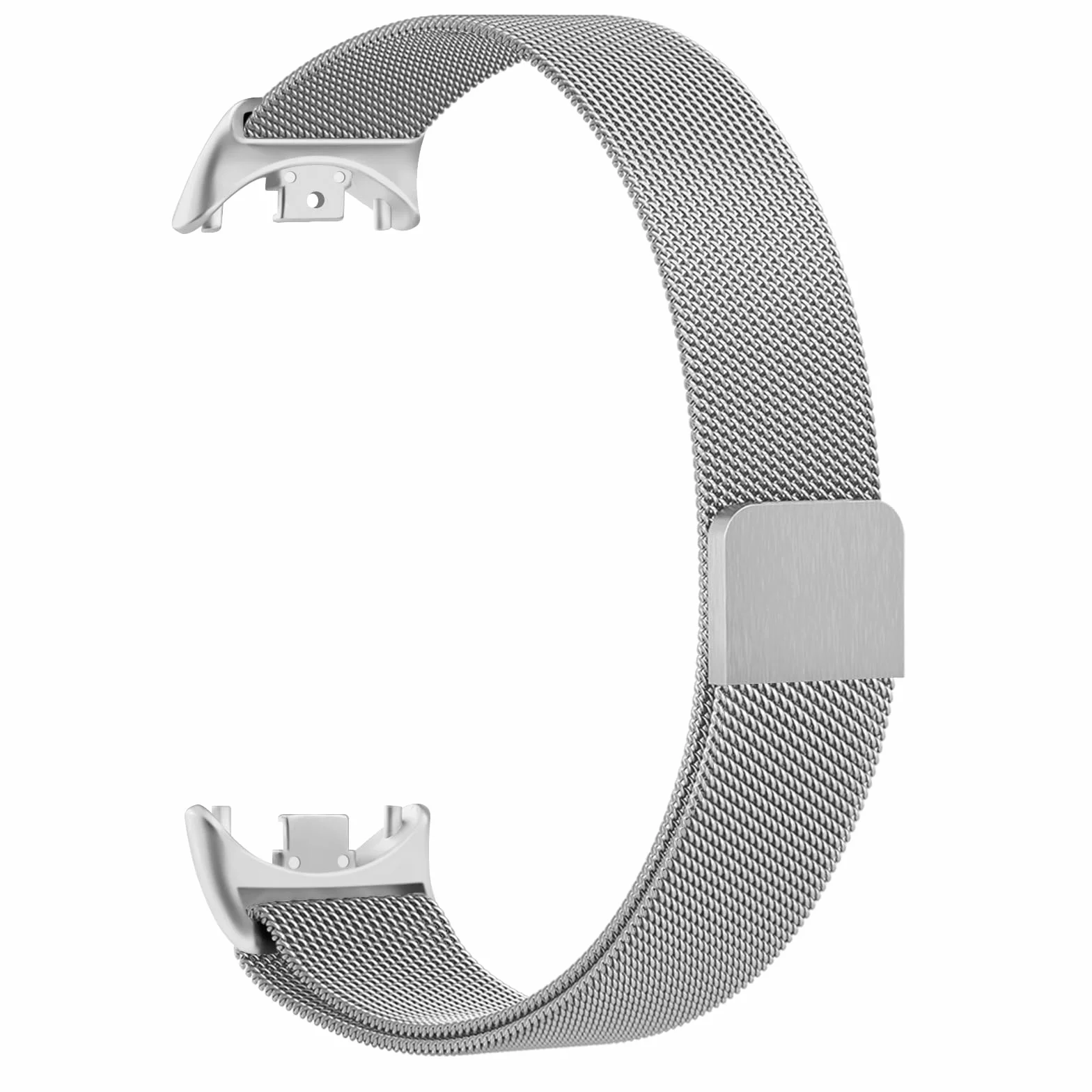 Meliya Bransoletka do Xiaomi Smart Band 9 / Xiaomi Smart Band 8 dla kobiet i mężczyzn, miękka, regulowana, magnetyczna, sportowa, metalowa bransoletka do zegarka Xiaomi Mi 9 / Mi 9 ze stali