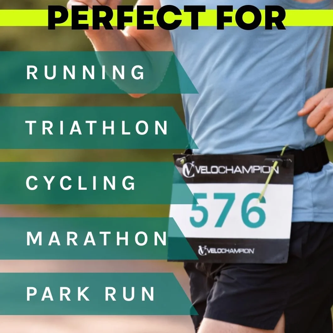 VeloChampion triathalon/bieganie/maraton/czas próbny numer pasa