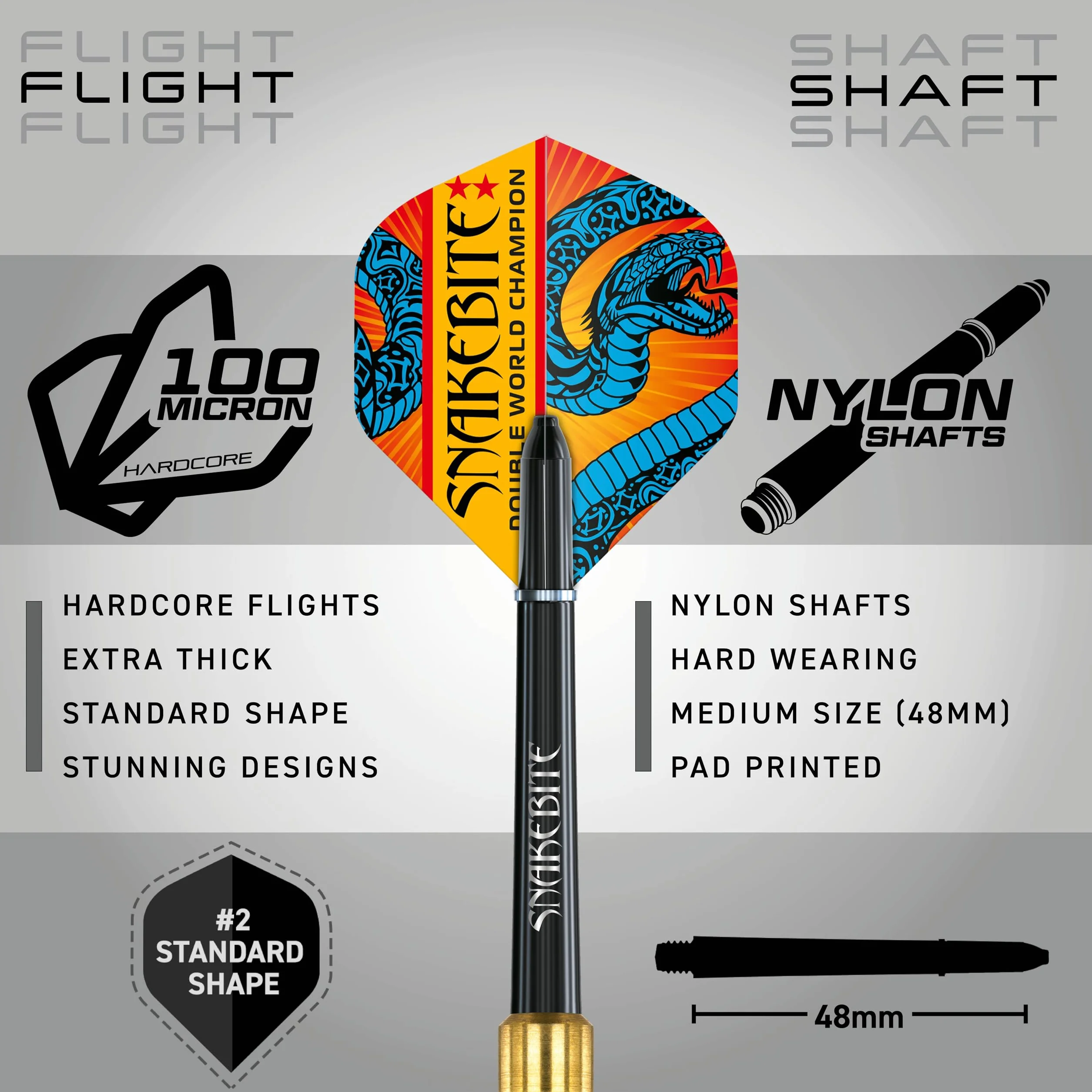 RED DRAGON Rzutki Peter Wright Snakebite Gerwyn Price Iceman DWC Zestaw rzutek mosiężnych z lotkami i trzonkami