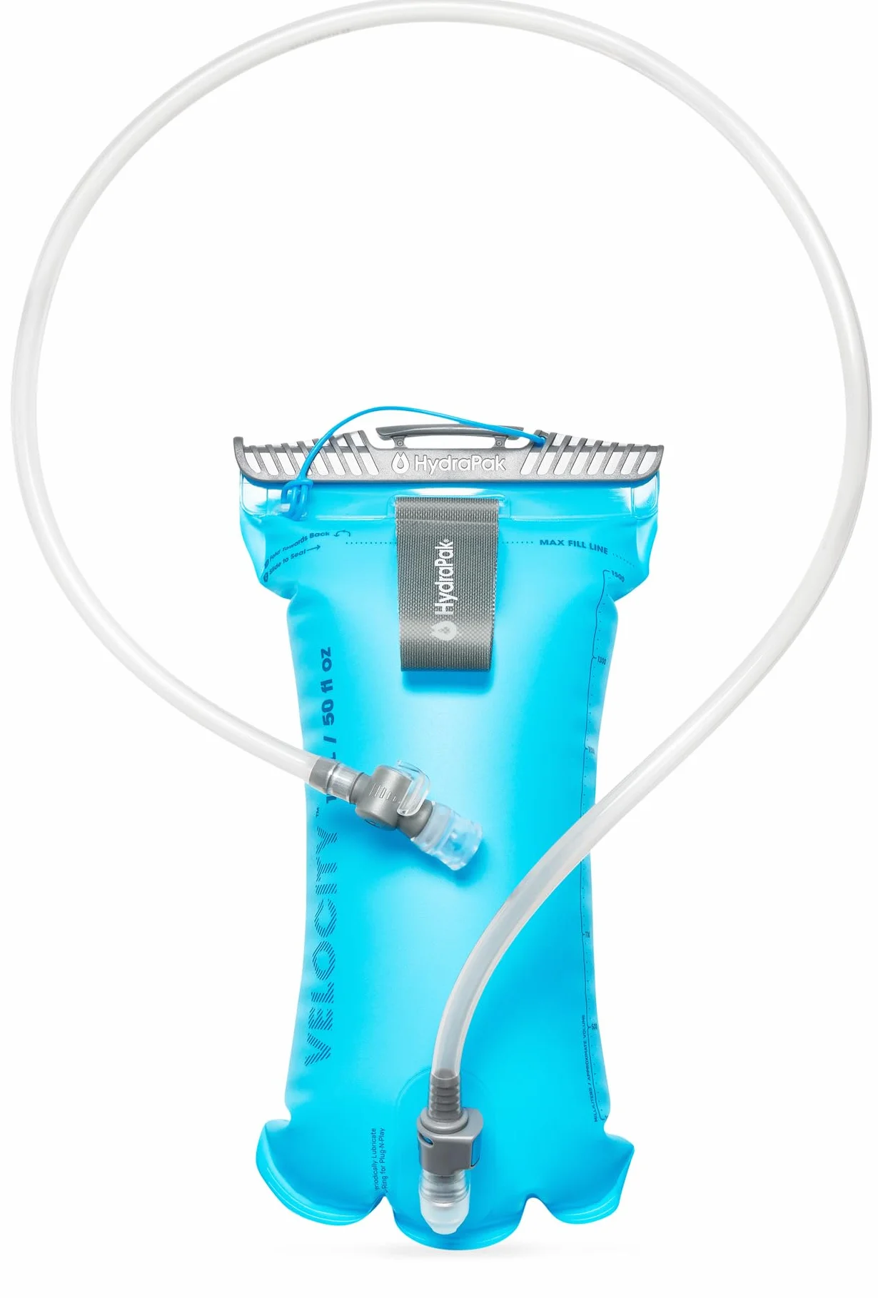HydraPak Velocity zbiornik wodny 1,5 l 2 l wąski pęcherz samouszczelniający zawór szczelny odwracalny mycie w zmywarce