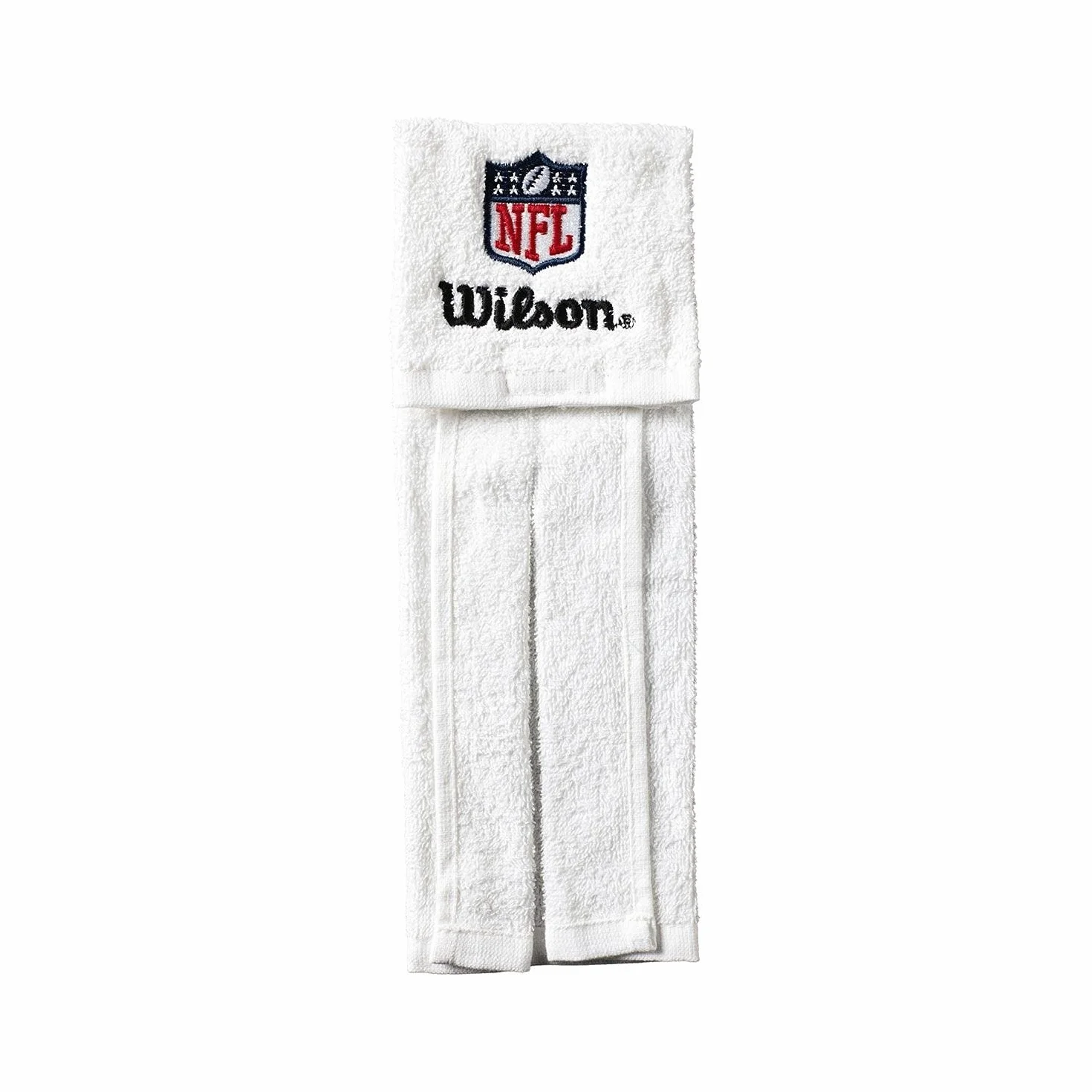 Wilson Ręcznik piłkarski NFL FIELD TOWEL bawełna z rzepem biały