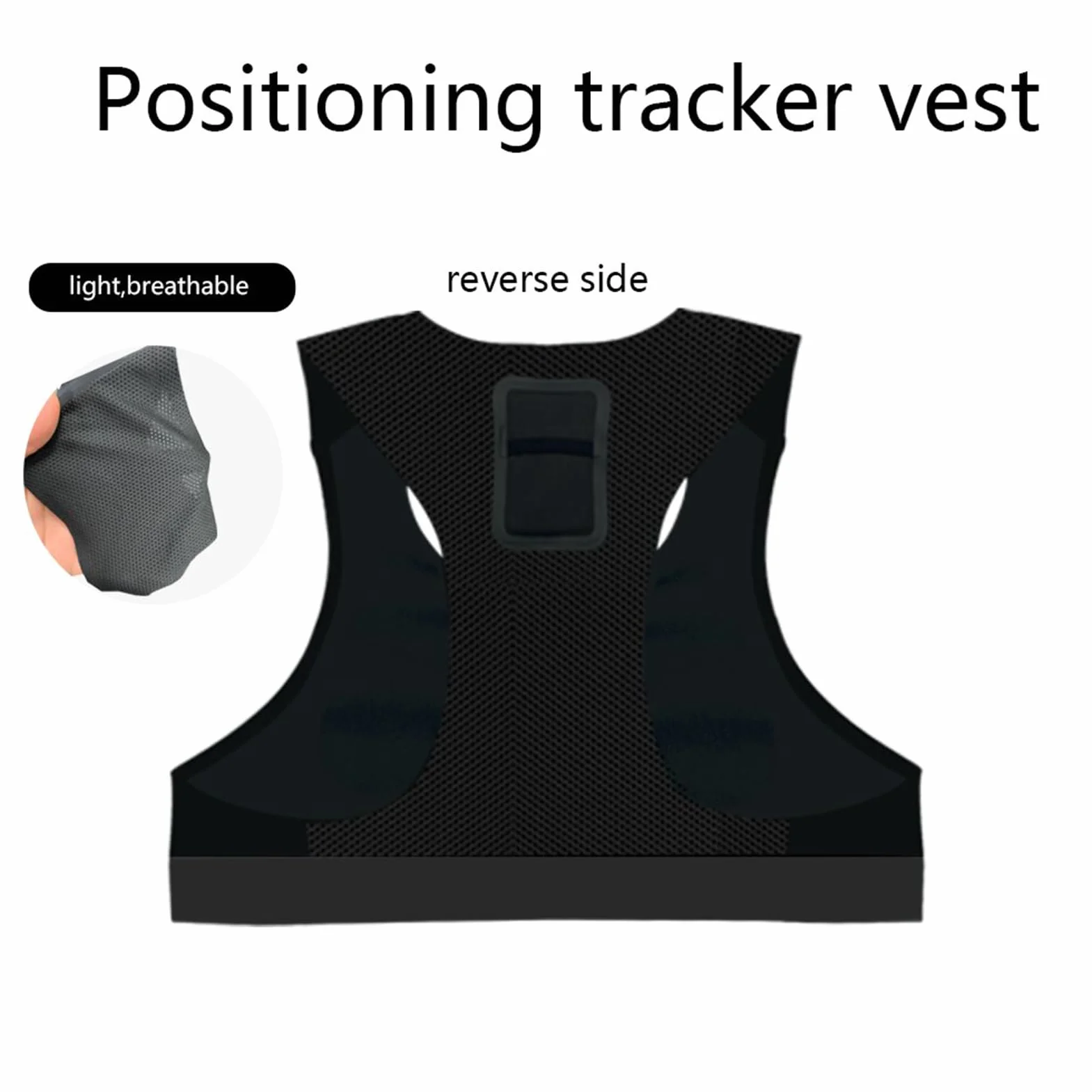 Kamizelka sportowa, tracker piłkarski, fitness czołg, oddychająca tkanina, uchwyt GPS, idealny do treningu piłki nożnej, sesji treningowej, dla mężczyzn i kobiet, trackery nie są dołączone