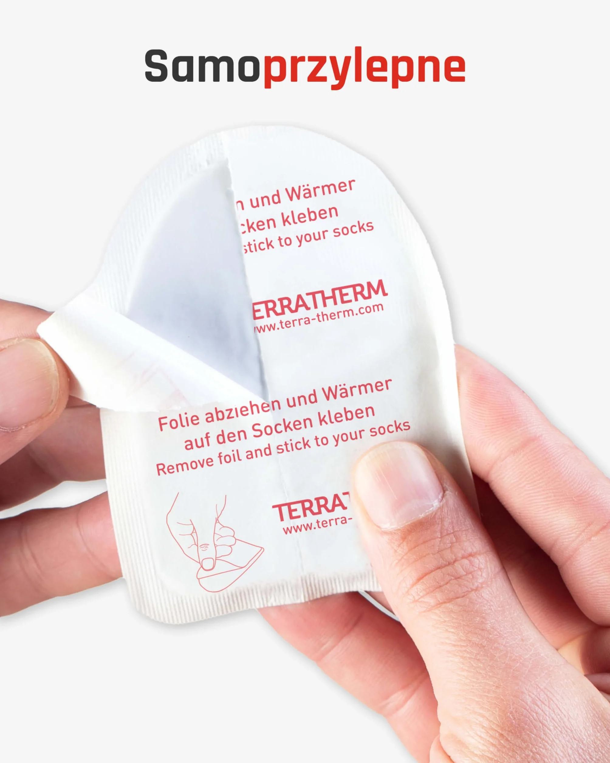 TerraTherm Samoprzylepne Ogrzewacze do Stóp - Aktywowane Powietrzem - 8 Godzin Ciepła - 5, 10, 30 Par