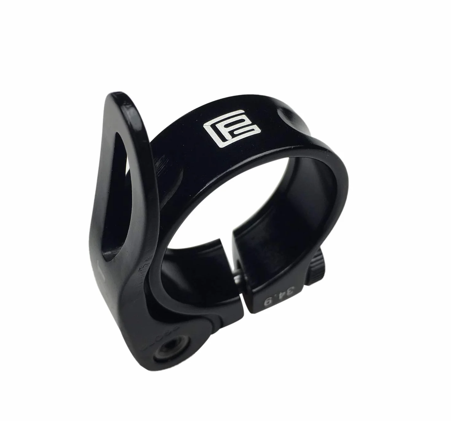 PLATT Zacisk siodełkowy do roweru z szybkomocującym zaciskiem ze stopu aluminium 31,8/34,9 mm (czarny, 34,9 mm)