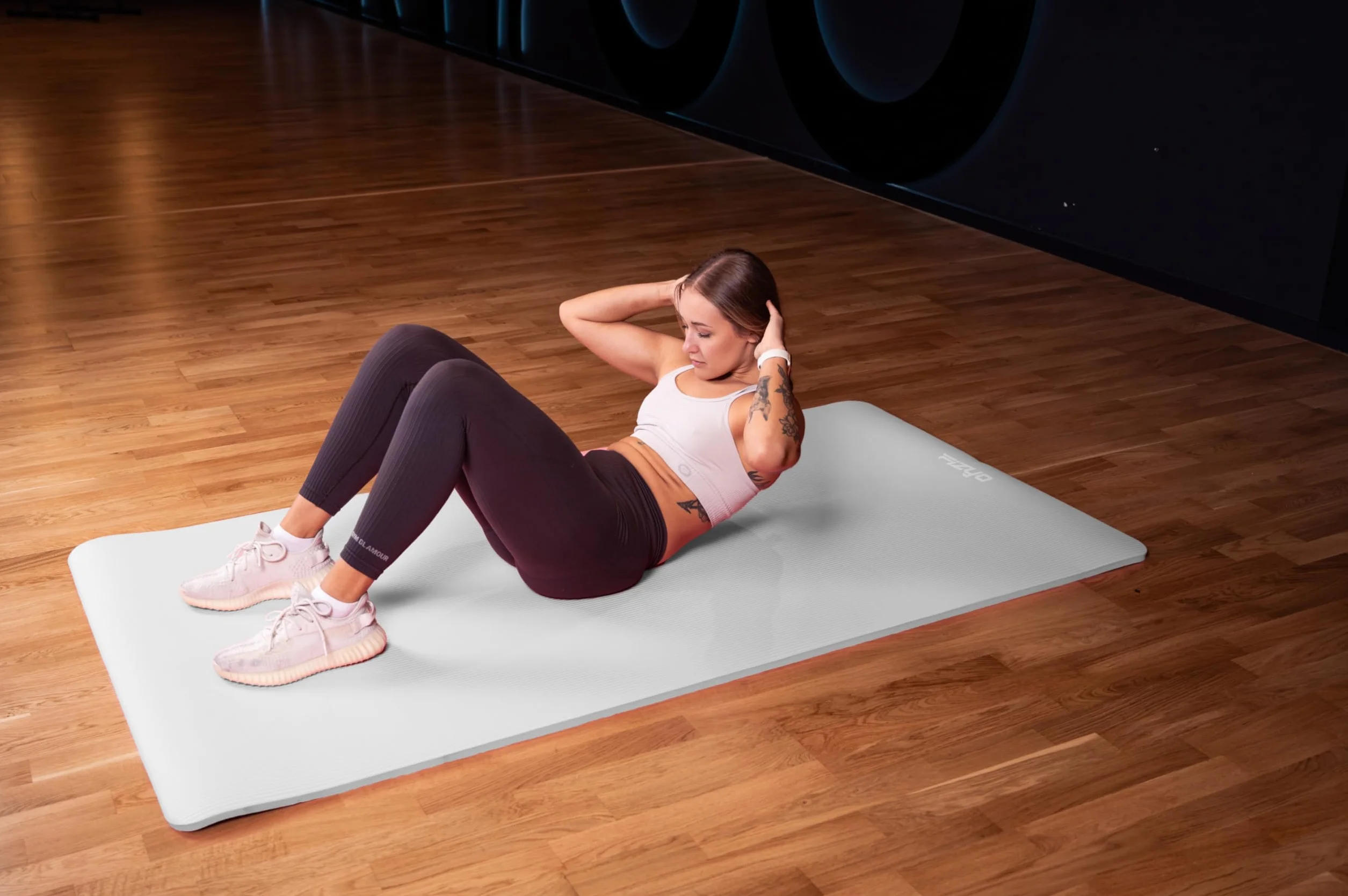 Fizyo Mata do Jogi, Gimnastyczna i Pilatesu, Antypoślizgowa Pianka NBR, Kauczuk Syntetyczny, Treningowa, Fitness, Sport, Ćwiczenia, Relaks, Wytrzymała