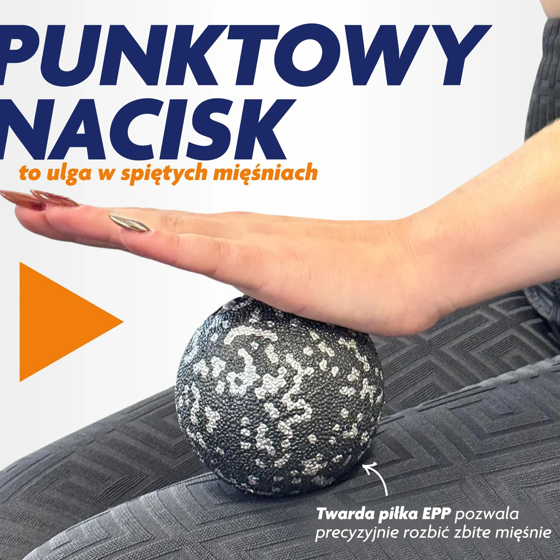Tenso Duro, rolki do masażu powięzi z teksturą 3D, 4-częściowy zestaw do samodzielnego massażu