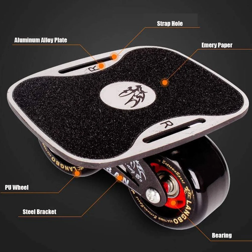 Drift Skates Split Skateboard Przenośna płyta rolek drift High Rebound Skate Outdoor Sliding Nastolatki Dorośli Prezent urodzinowy