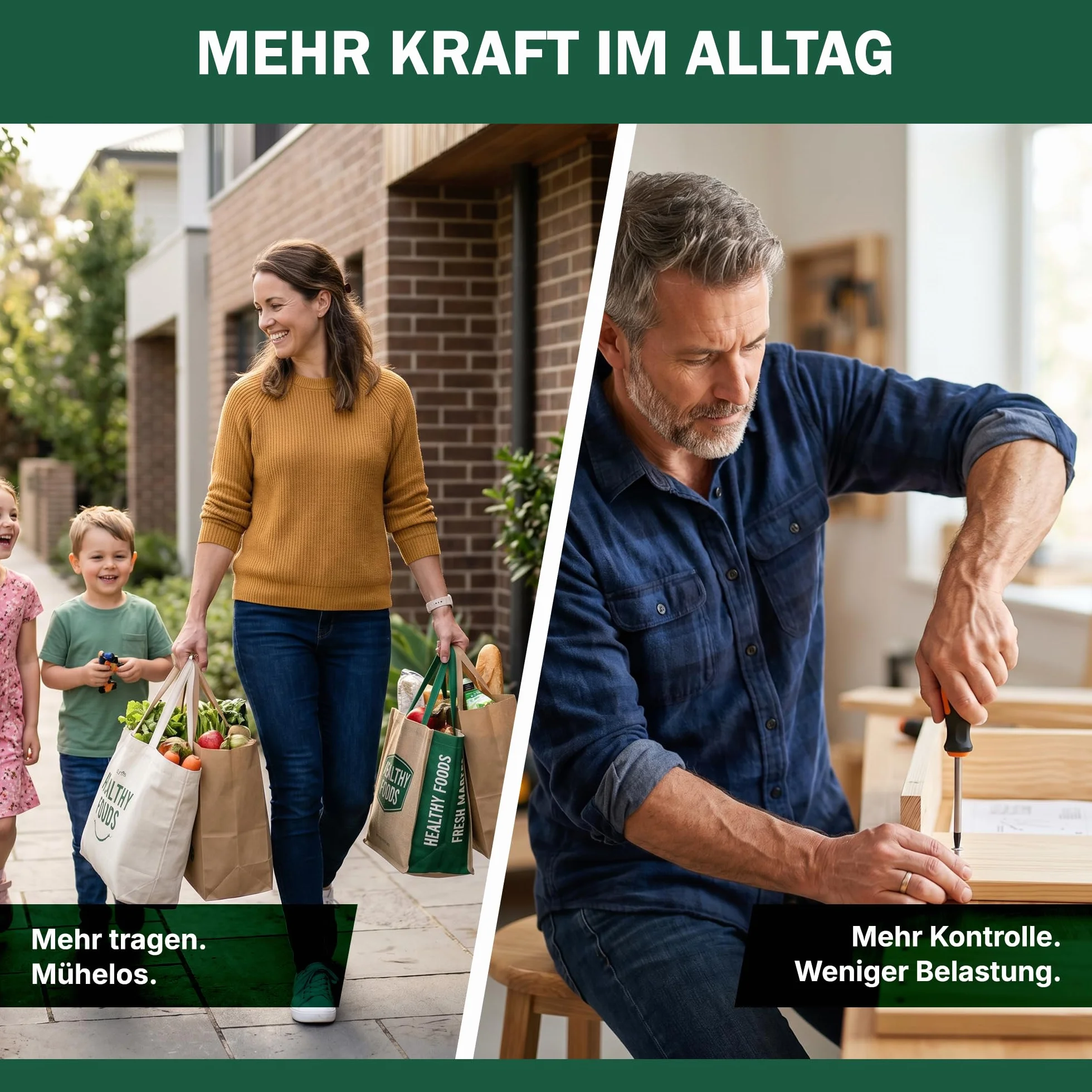 OPHION Multi Power Gripper – trener przedramion i dłoni do treningu ramion, nadgarstków, ramion i klatki piersiowej – trener siły chwytu z oporem obrotowym – trening siłowy dla sportowców i w domu